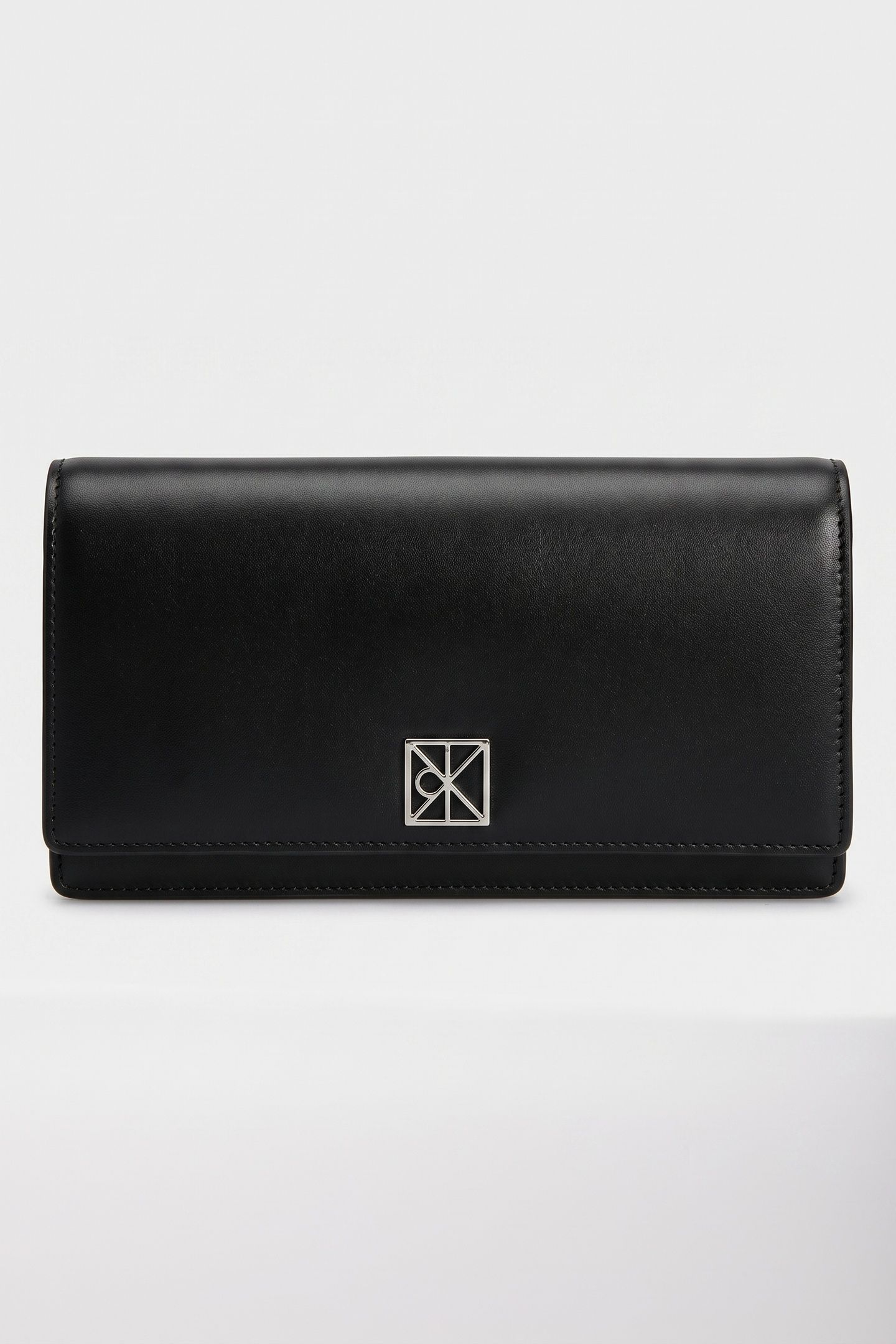 EMBLEM LONG BIFOLD WALLET BLACK 2