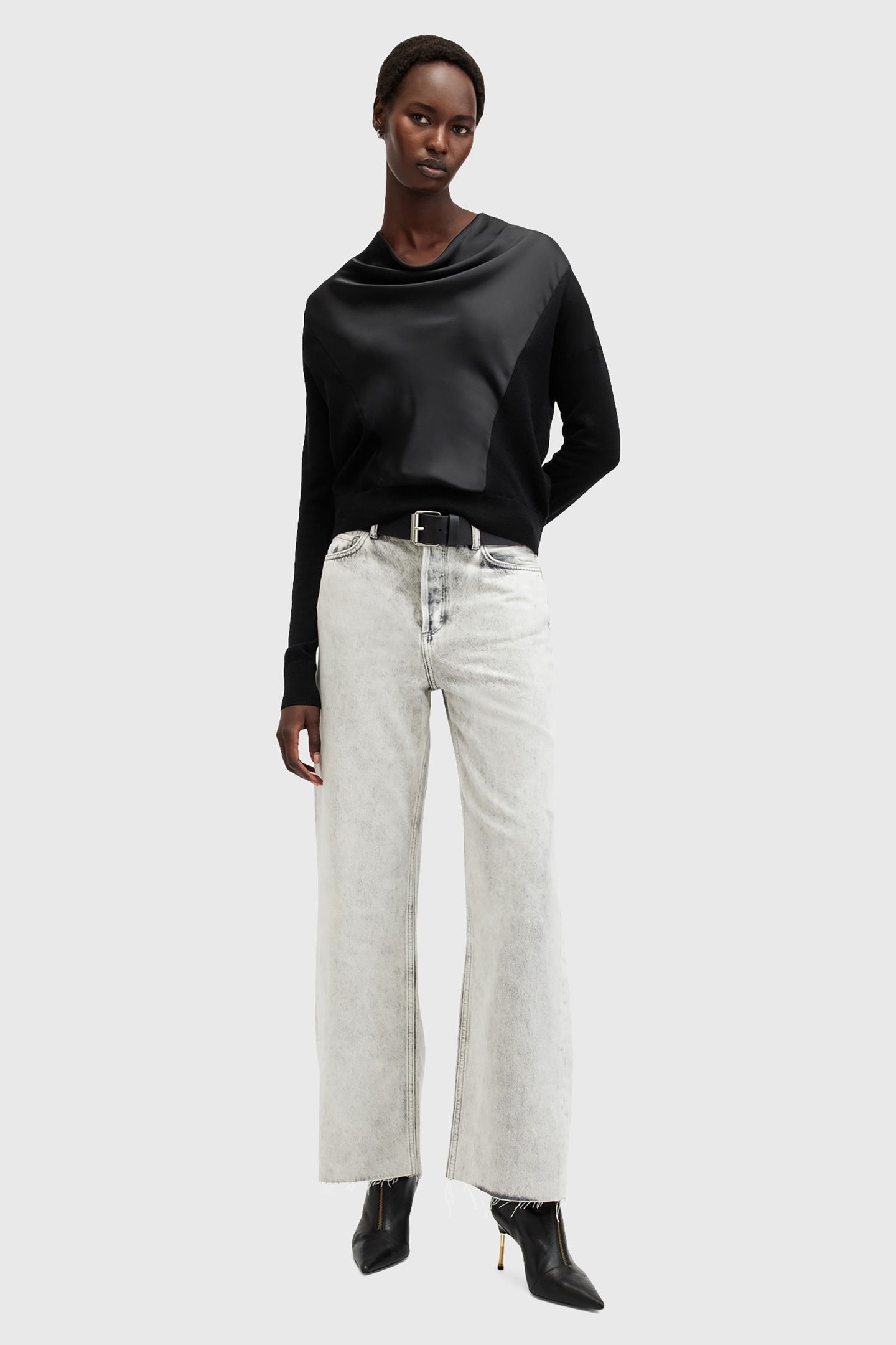 MYRA COWL JUMPER BLACK 5