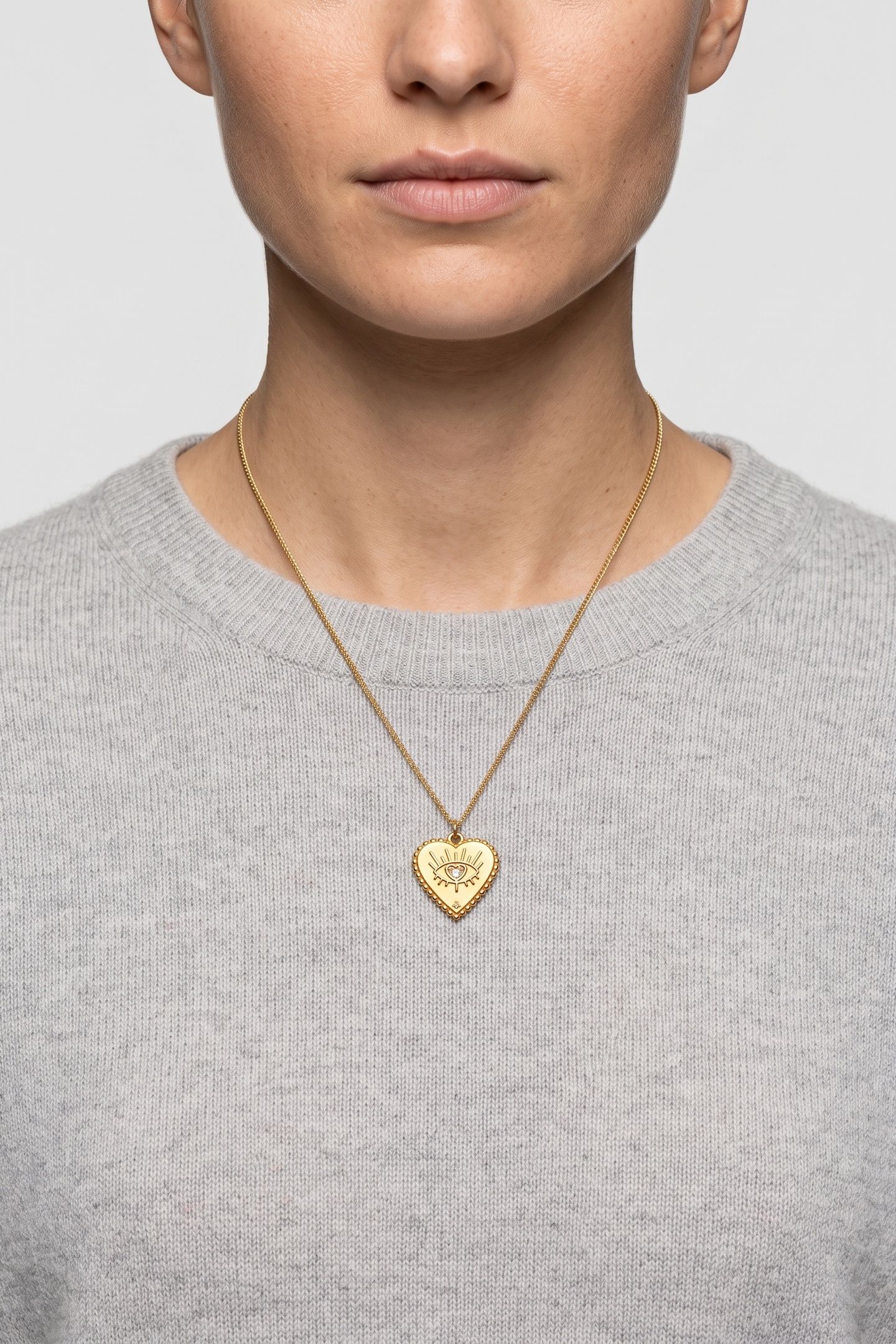 BRIGHT HEART KETTE GOLD 1