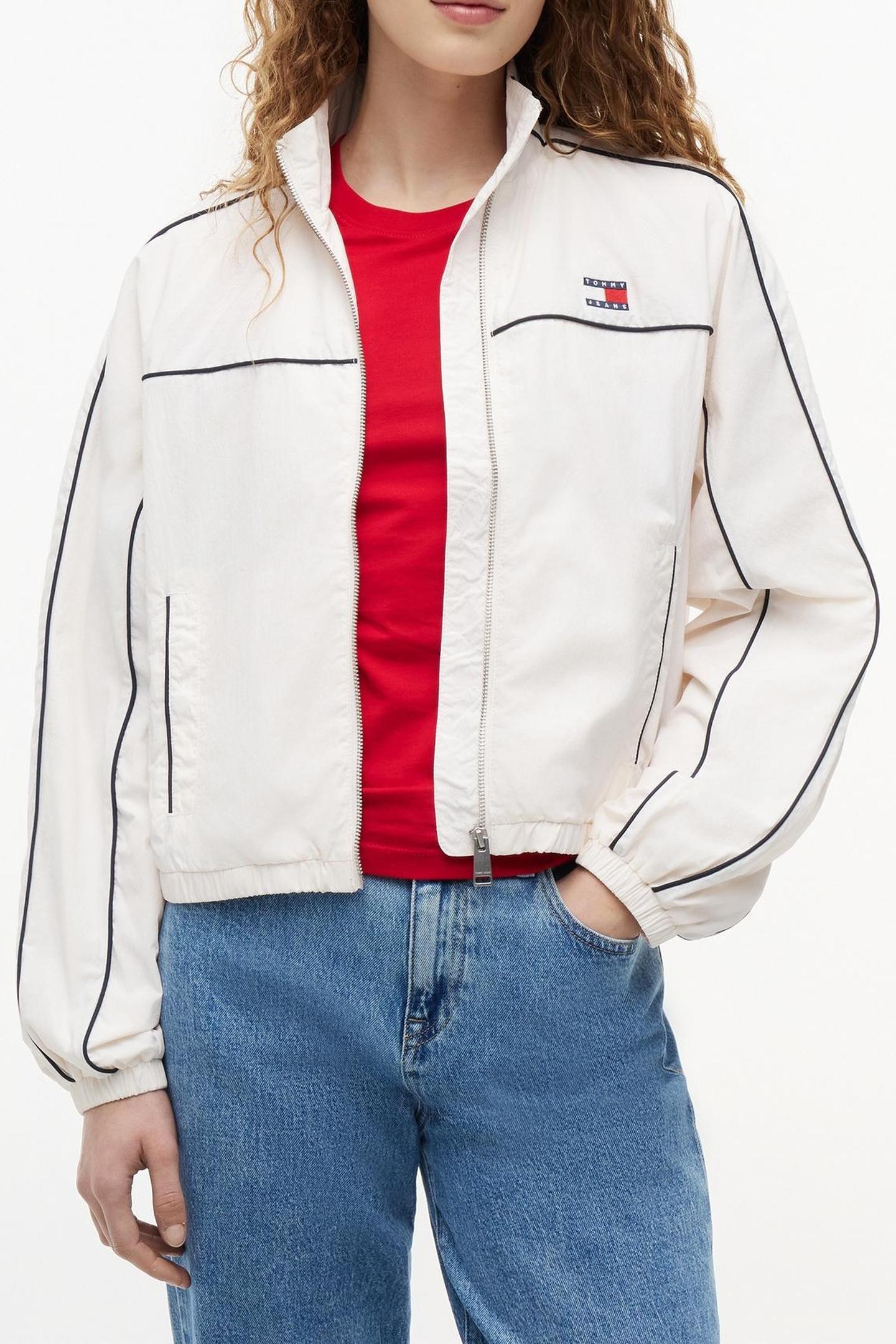 NYLON PIPING JACKET ANCIENT WHITE 1