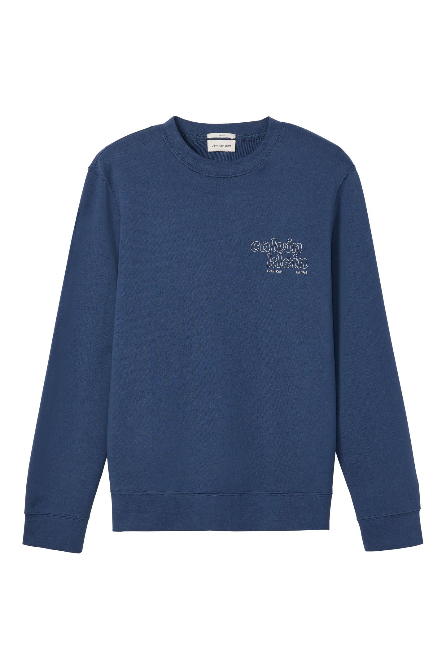 LONG SLEEVE CLASSIC 350GSM TERRY SEASONAL DARK DENIM 3