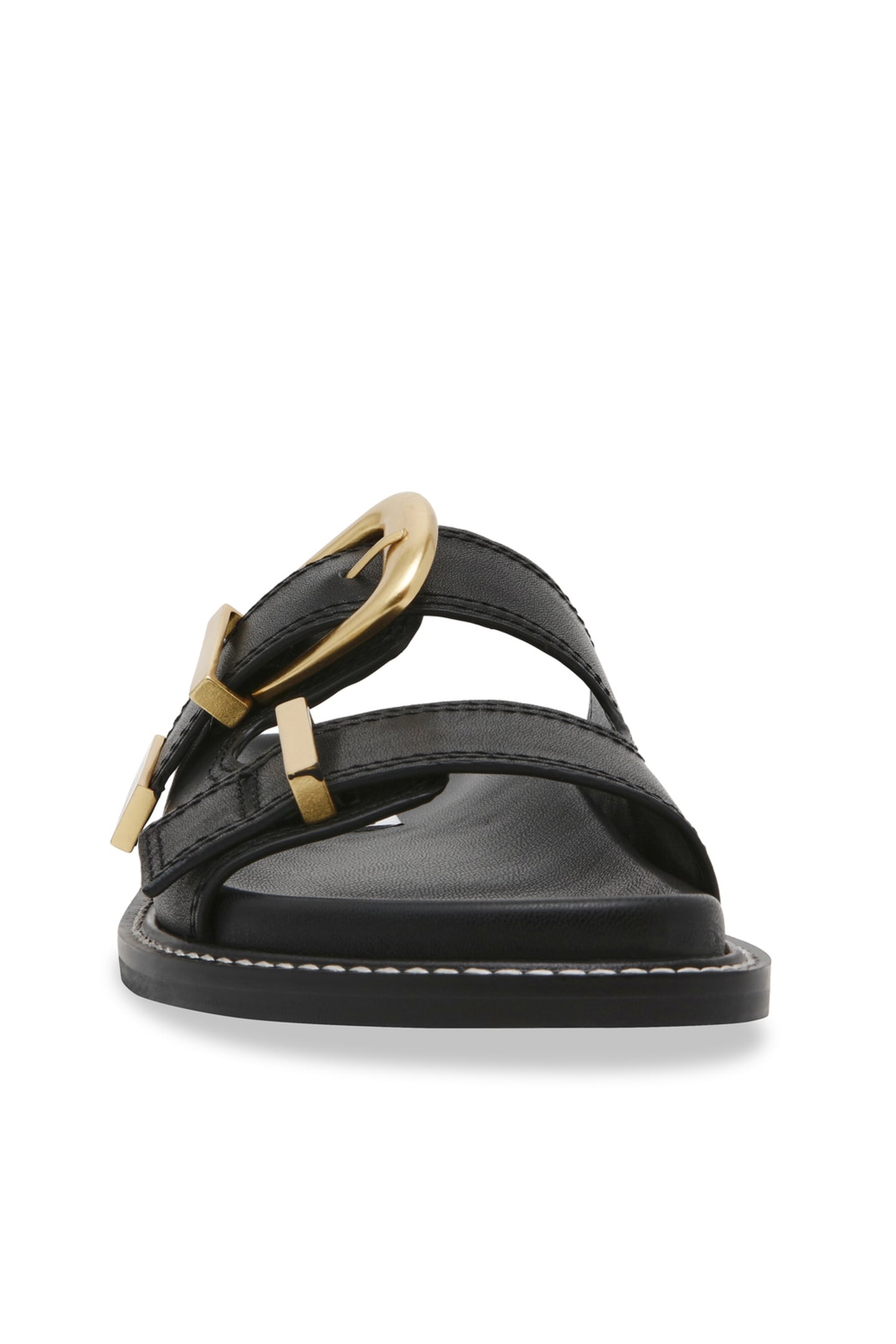 ARCH SLIDES BLACK ACTION LEATHER 5