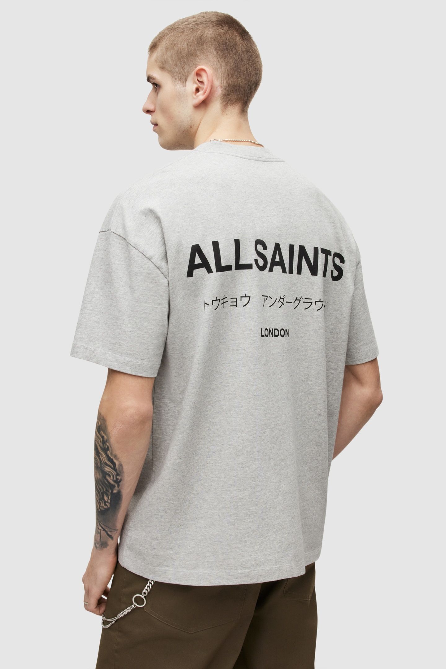 UNDERGROUND SS CREW GREY MARL 6