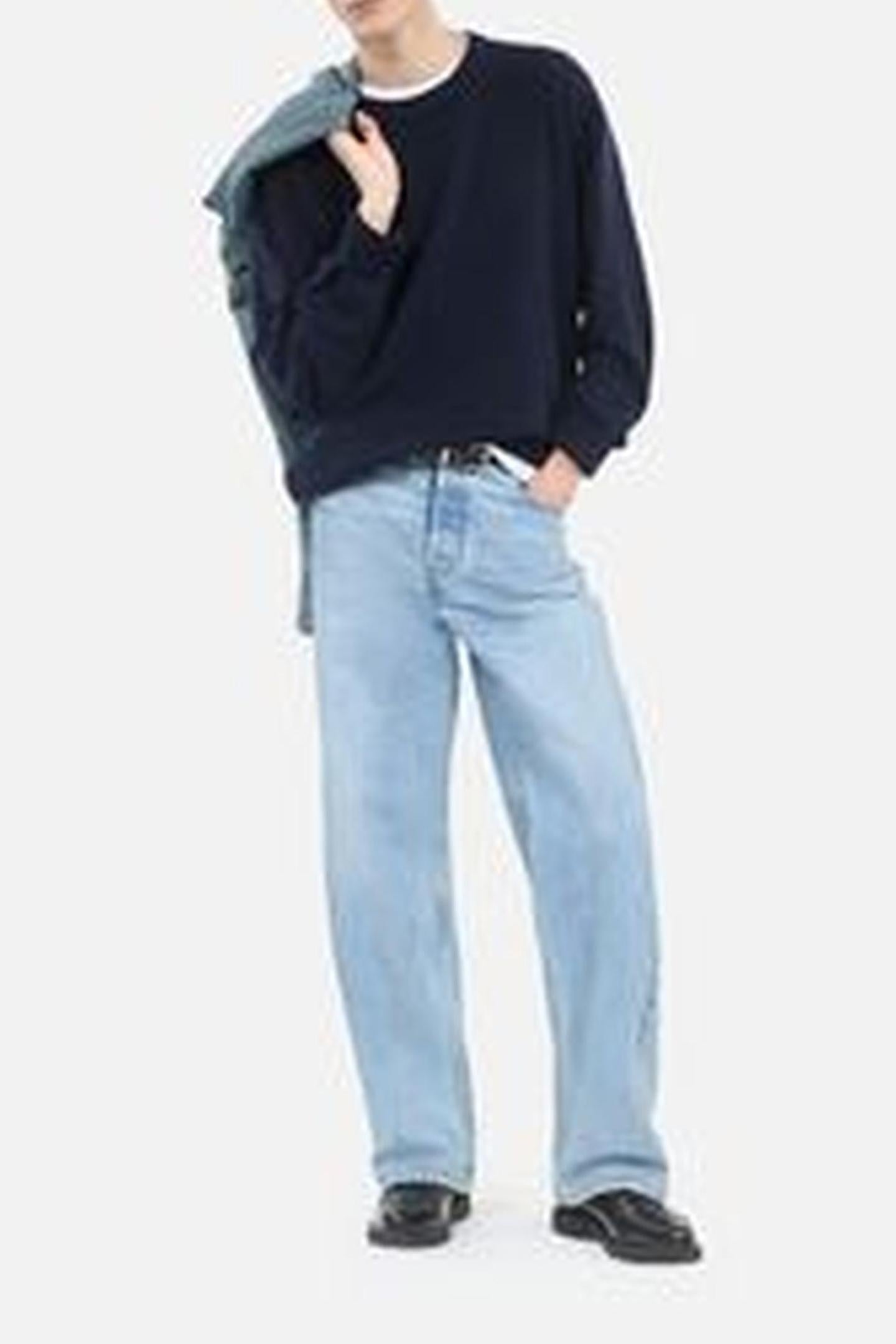PULL COL ROUND DETAIL BRILLIANT NAVY 1