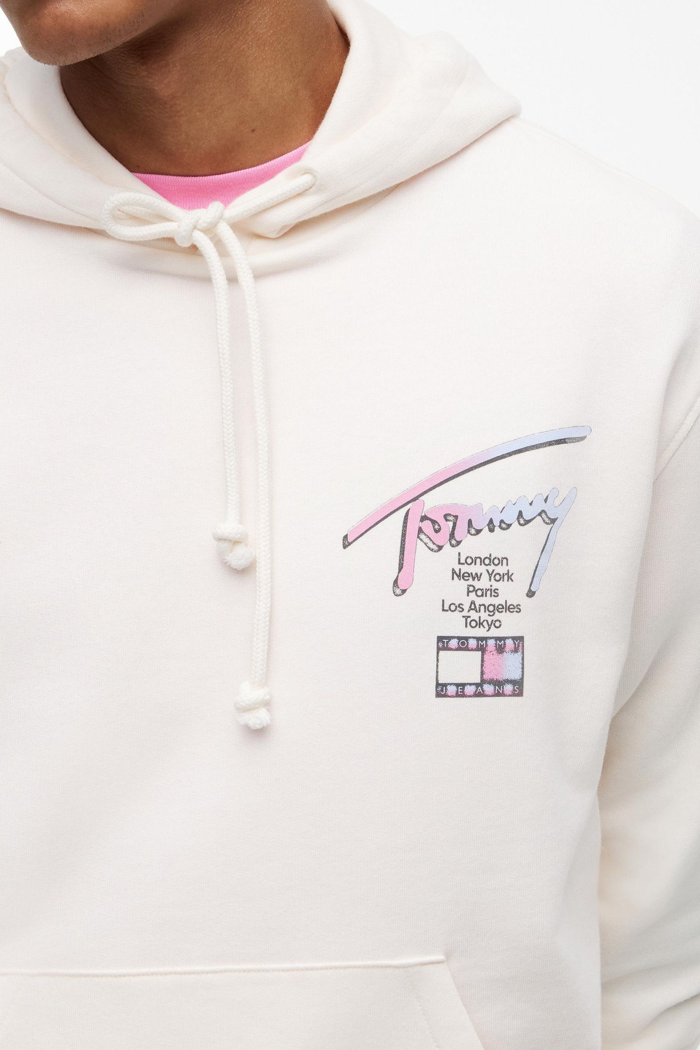 RELAXED SIGNATURE HOODIE ANCIENT WHITE 5