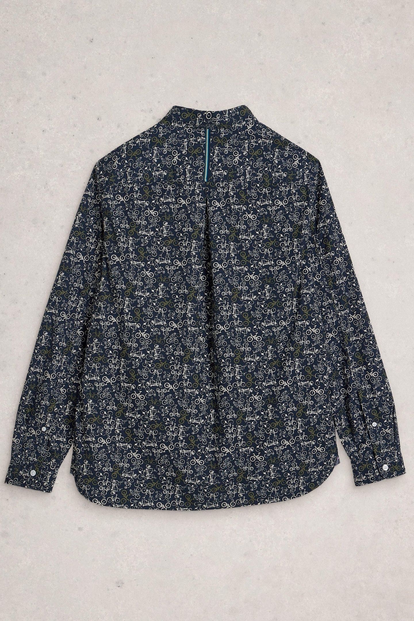 BIKE PRINTED SHIRT NAVY PRINT 2