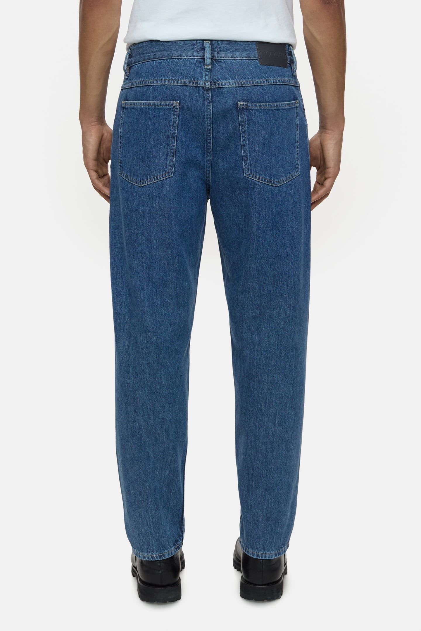 X-LENT TAPERED JEANS MID BLUE 3