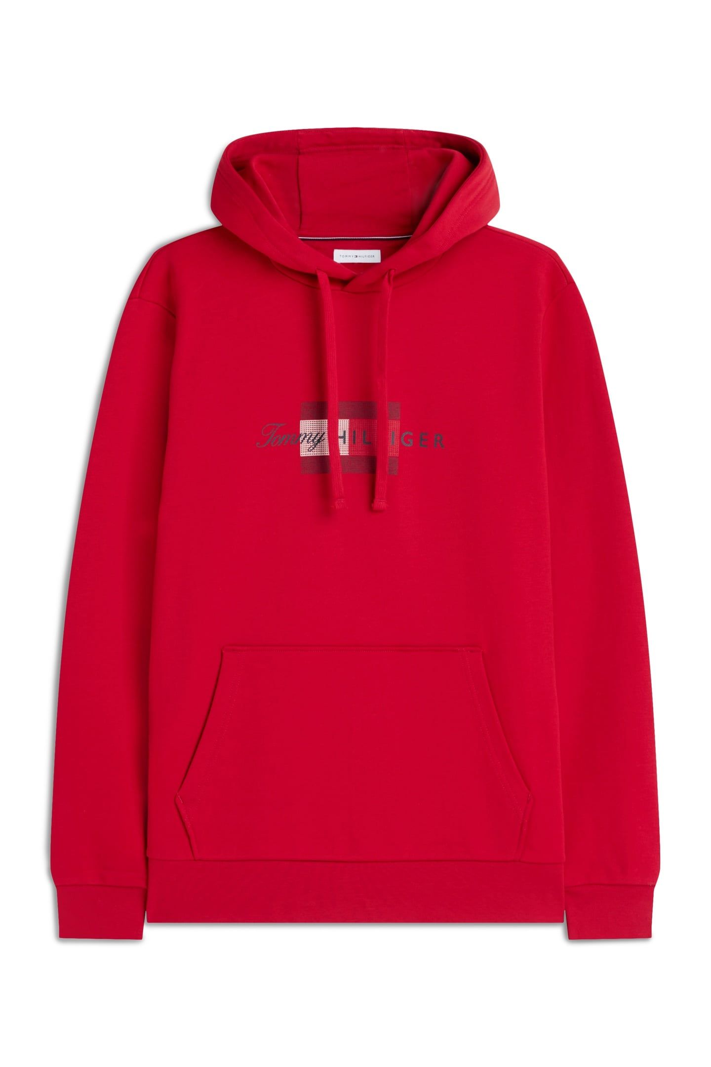 SCRIPT FLAG HOODIE MEDIUM RED 4