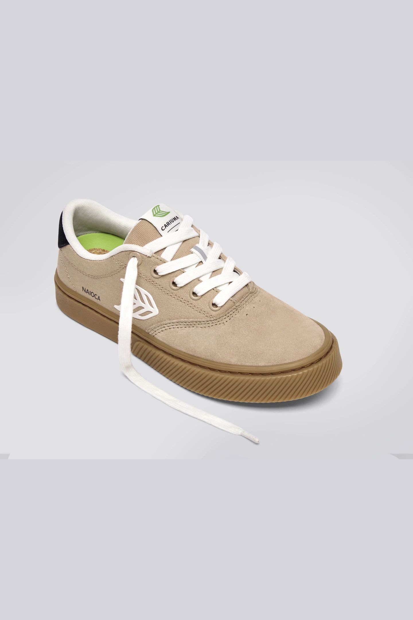 NAIOCA PRO SUEDE AND CANVAS STRIPE DESERT TAUPE 3