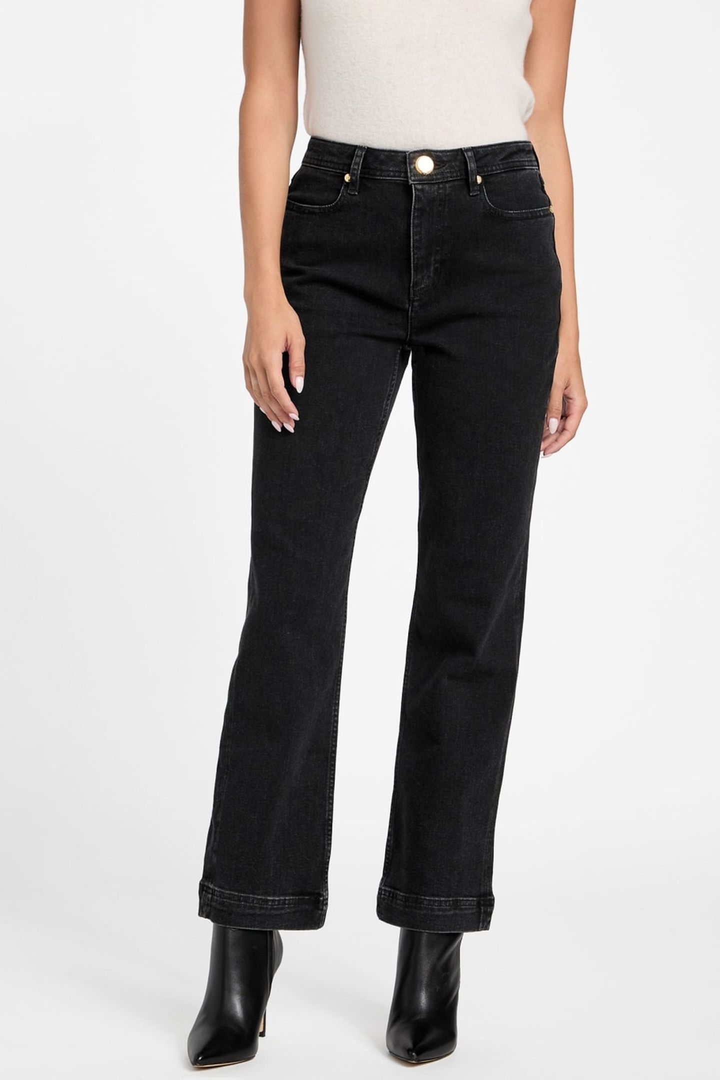 DORIS STRAIGHT DENIM JET BLACK A996 3