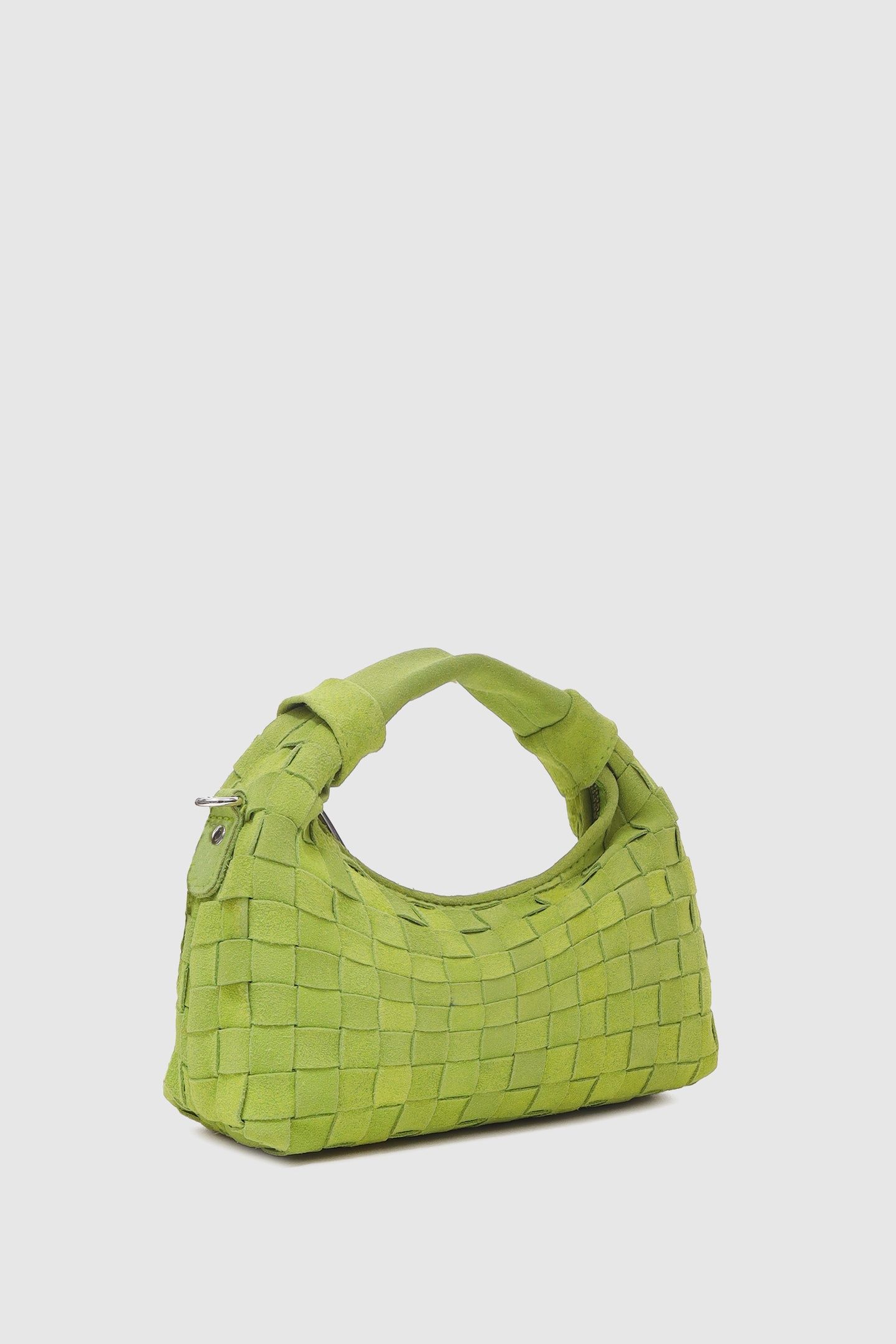 MINI DANDY BRAIDED SUEDE LIME 3
