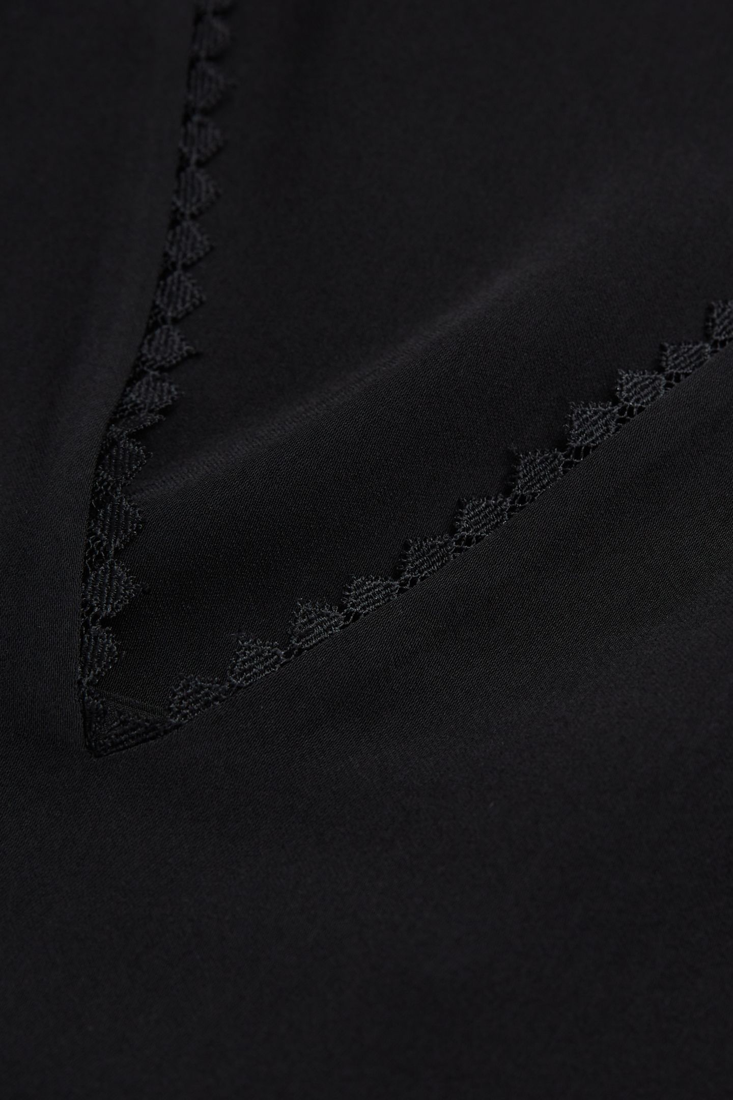 SLEEVELESS TOP WITH LACE DETAIL BLACK 7