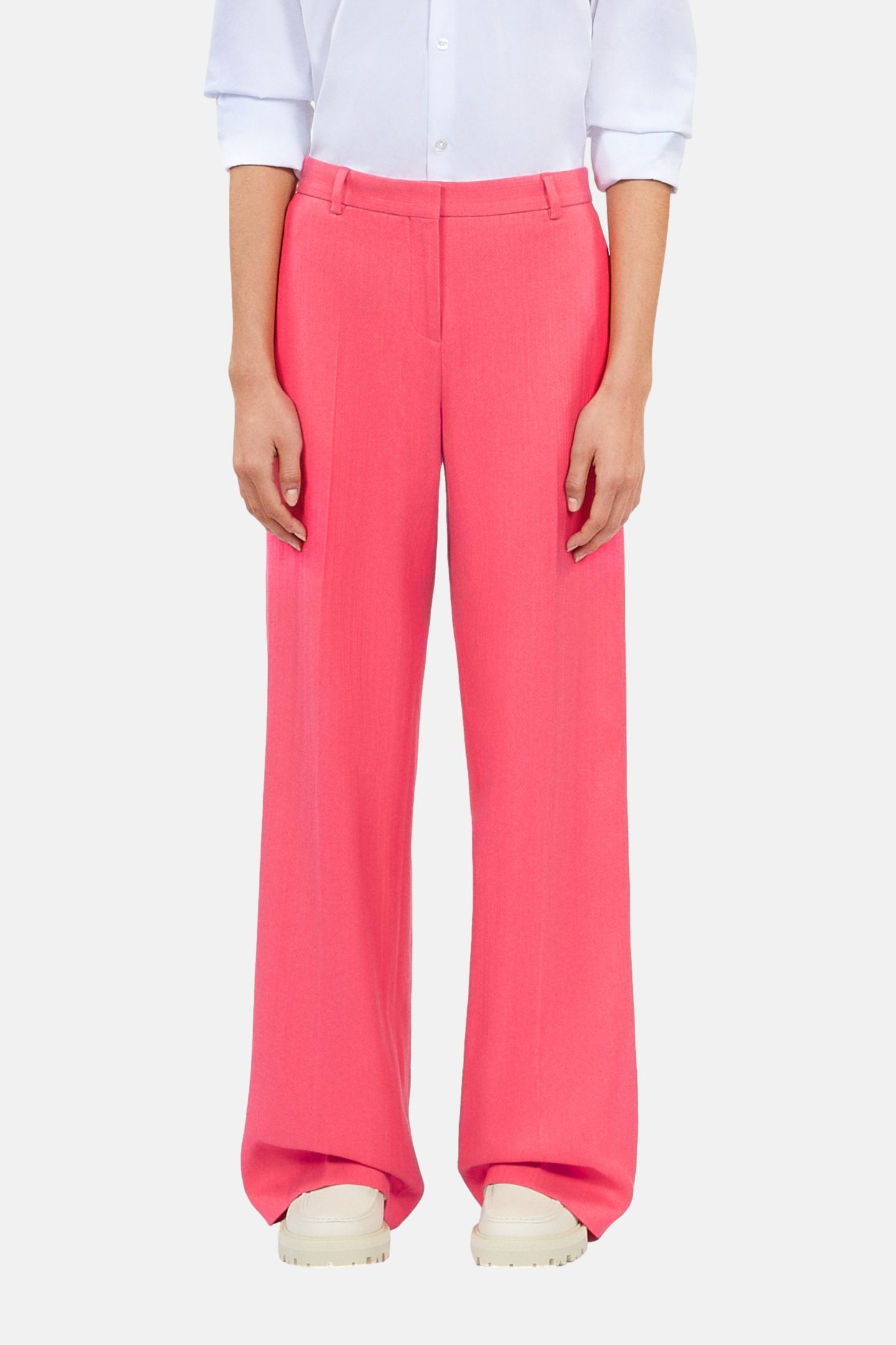 FLARE SUIT PANTS RETRO PINK 3