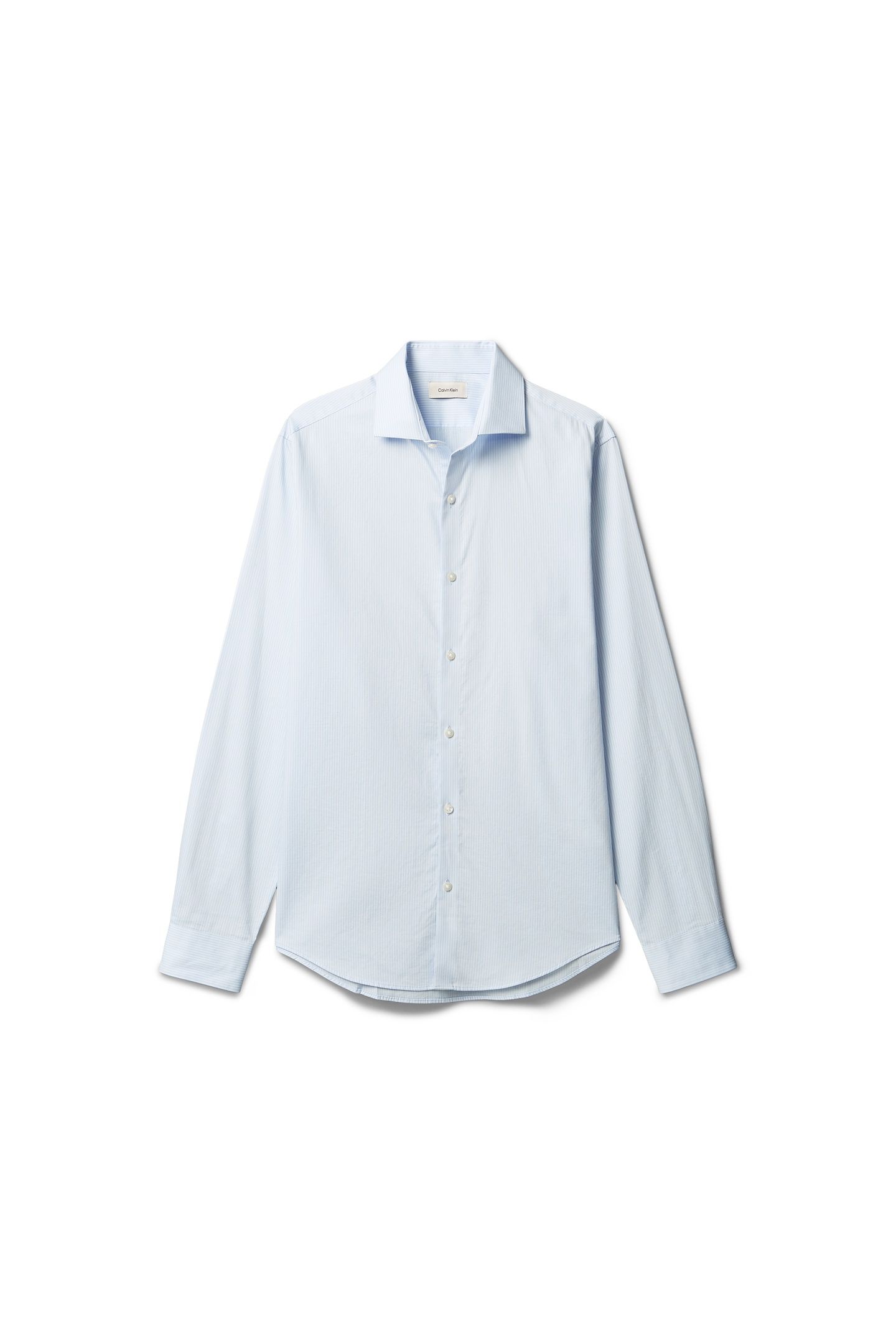 SLIM STRIPED STRAIGHT SHIRT LIGHT BLUE 5