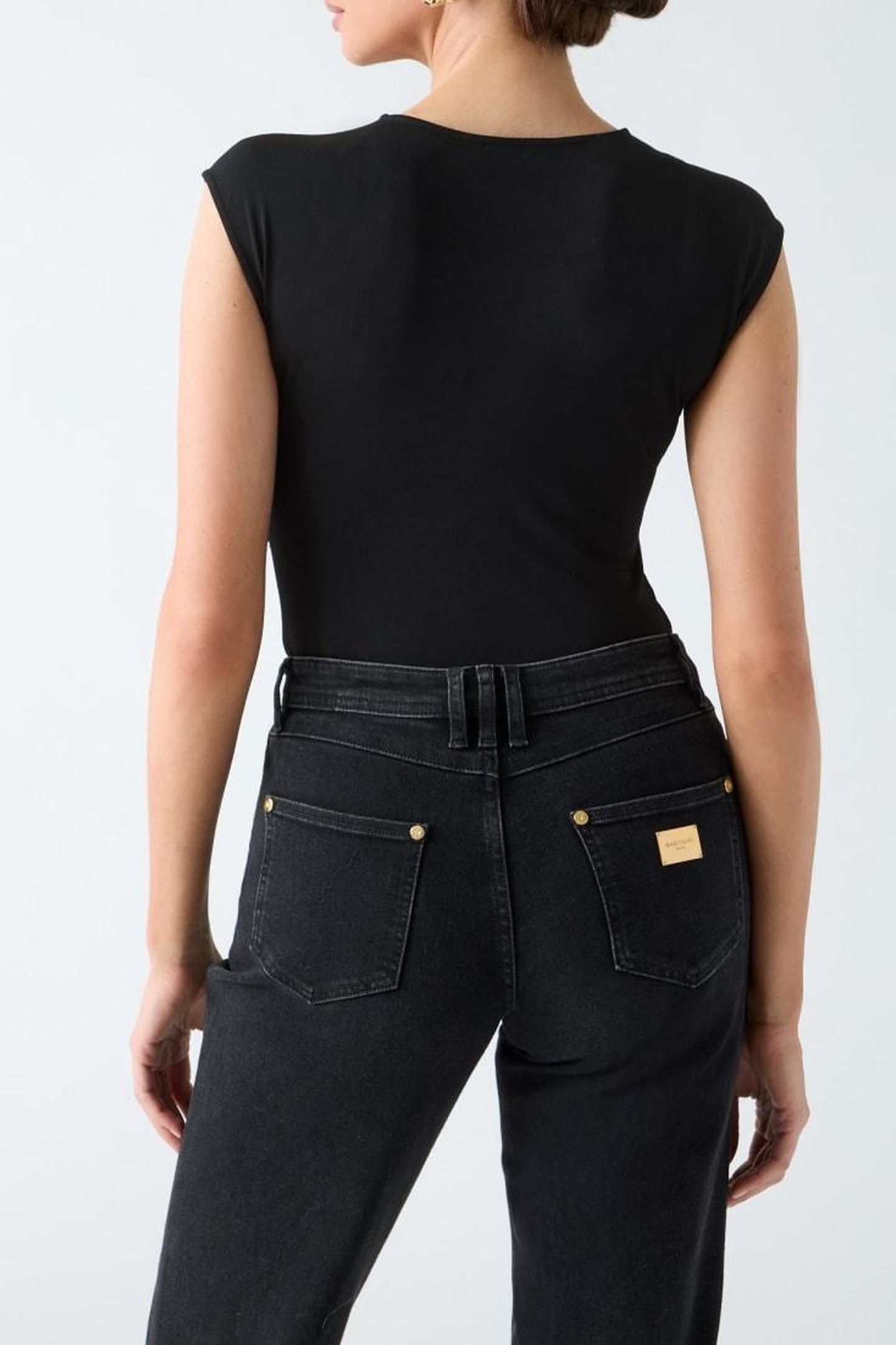 AMELIA CREW NECK SL JET BLACK A996 4