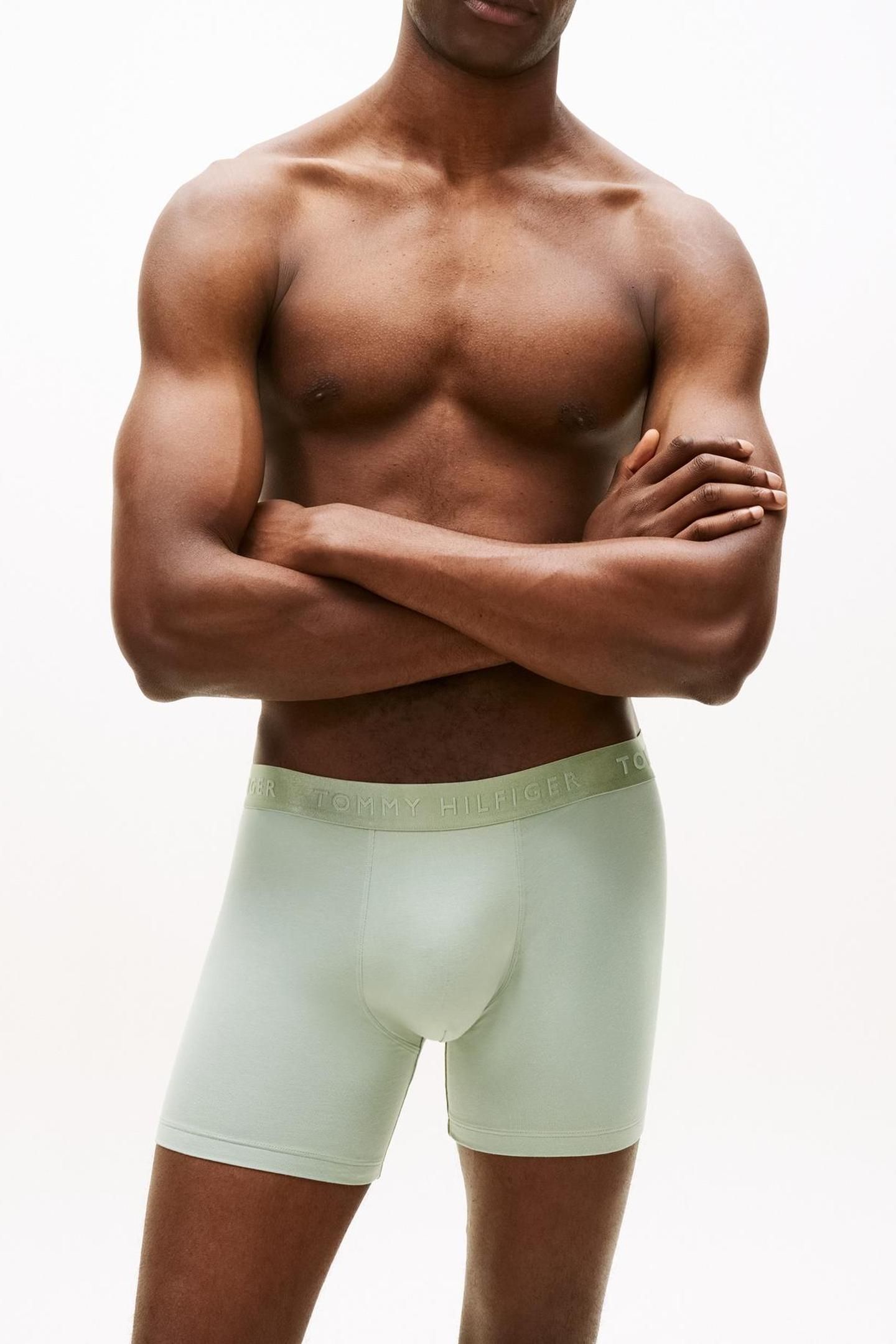3-PACK BOXER BRIEF GREEN/GREY/BLUE 3
