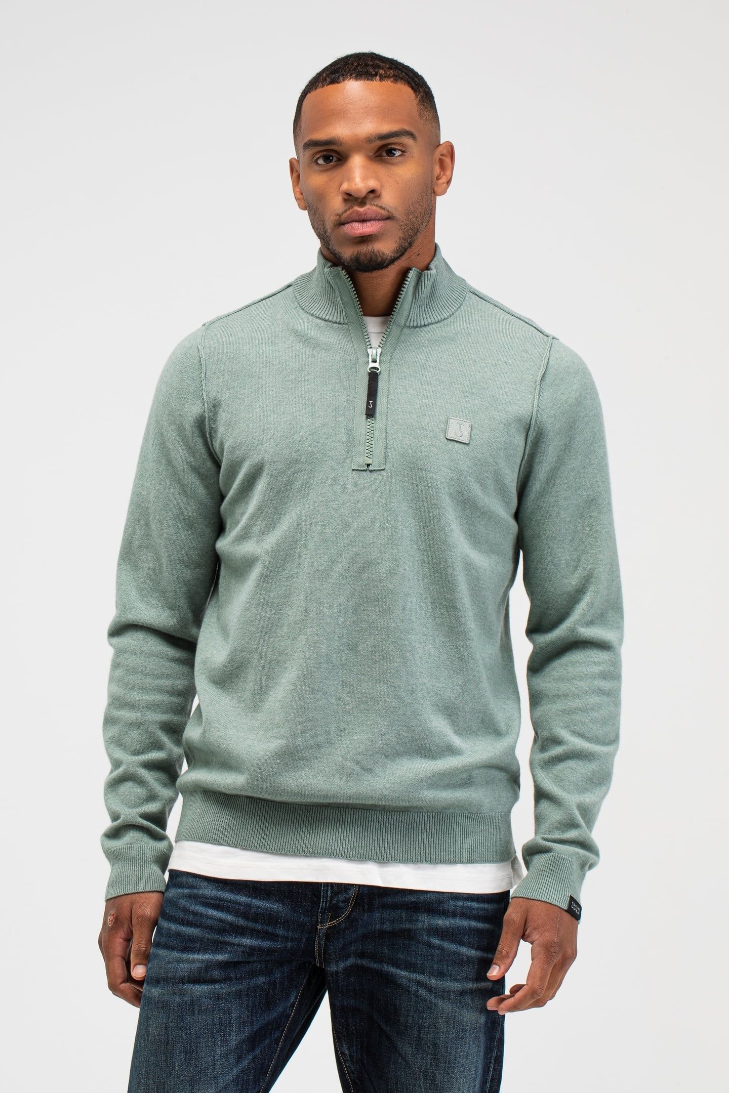 CLIFTON HALFZIP ICE GREEN 1