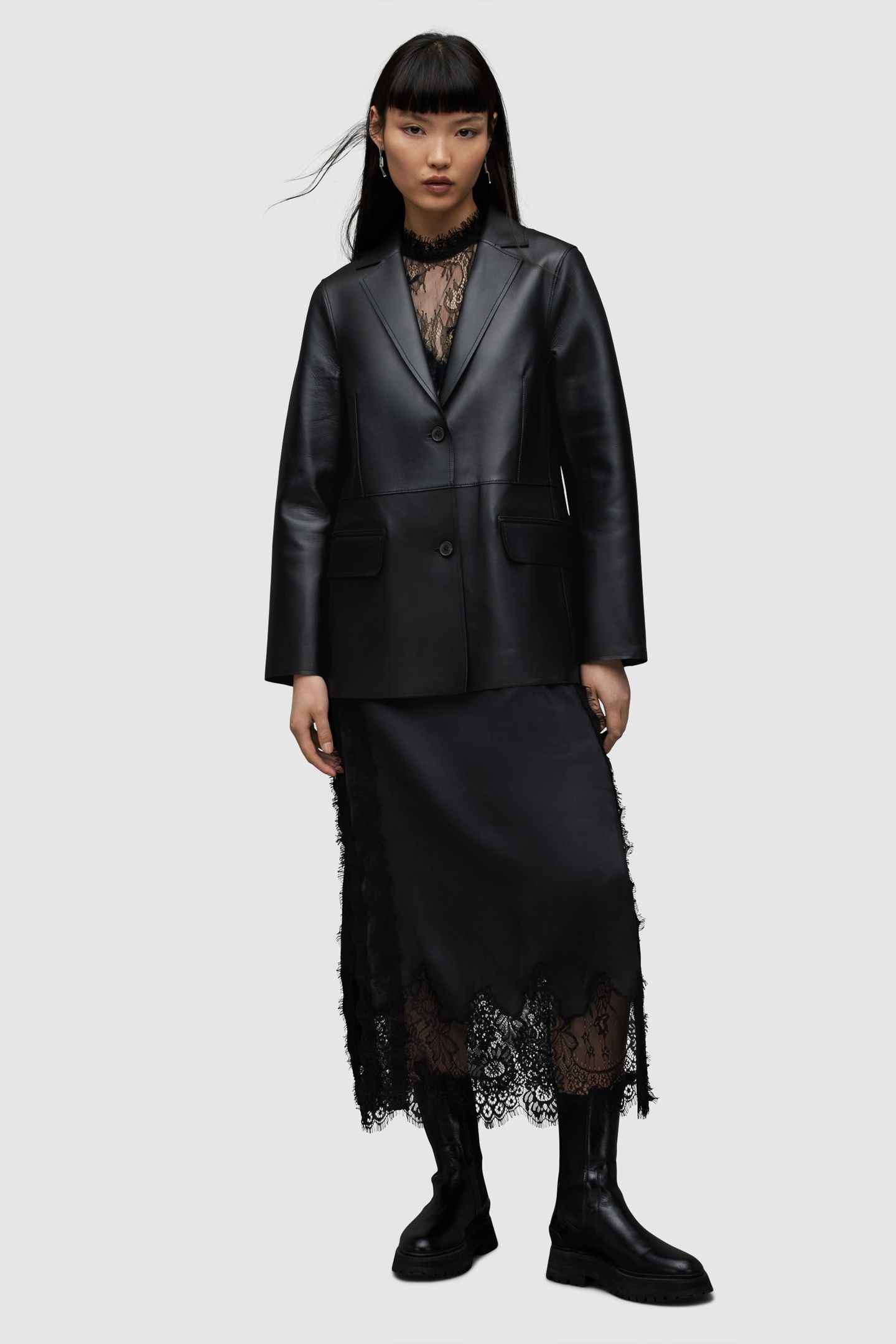 CORINNA BONDED BLAZER BLACK 4