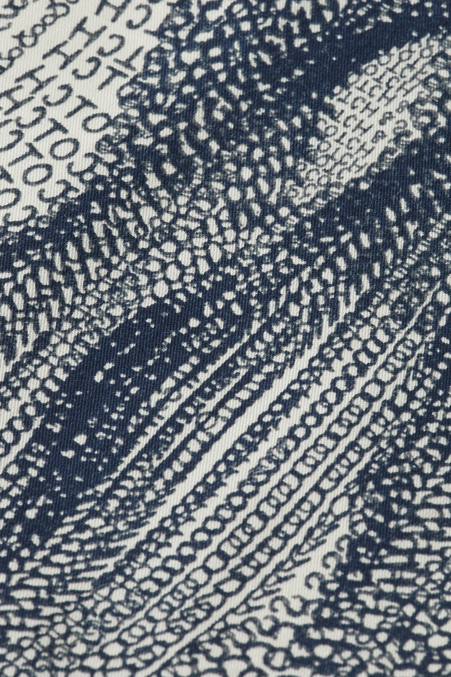 PRINTED SHORT-SLEEVED TENCEL SHIRT BATIK LOGO PRINT NAVY AOP 6