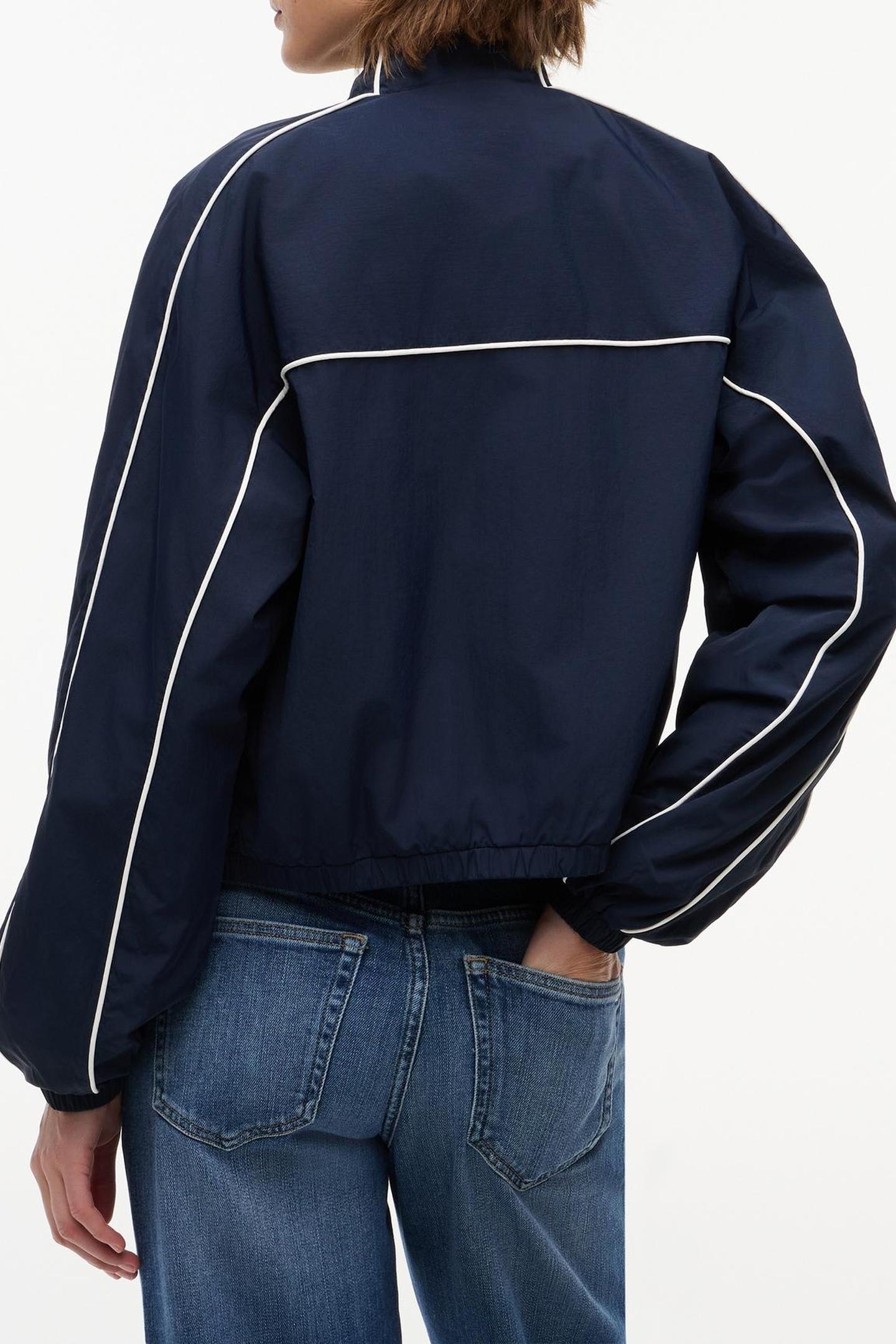 NYLON PIPING JACKET DARK NIGHT NAVY 4