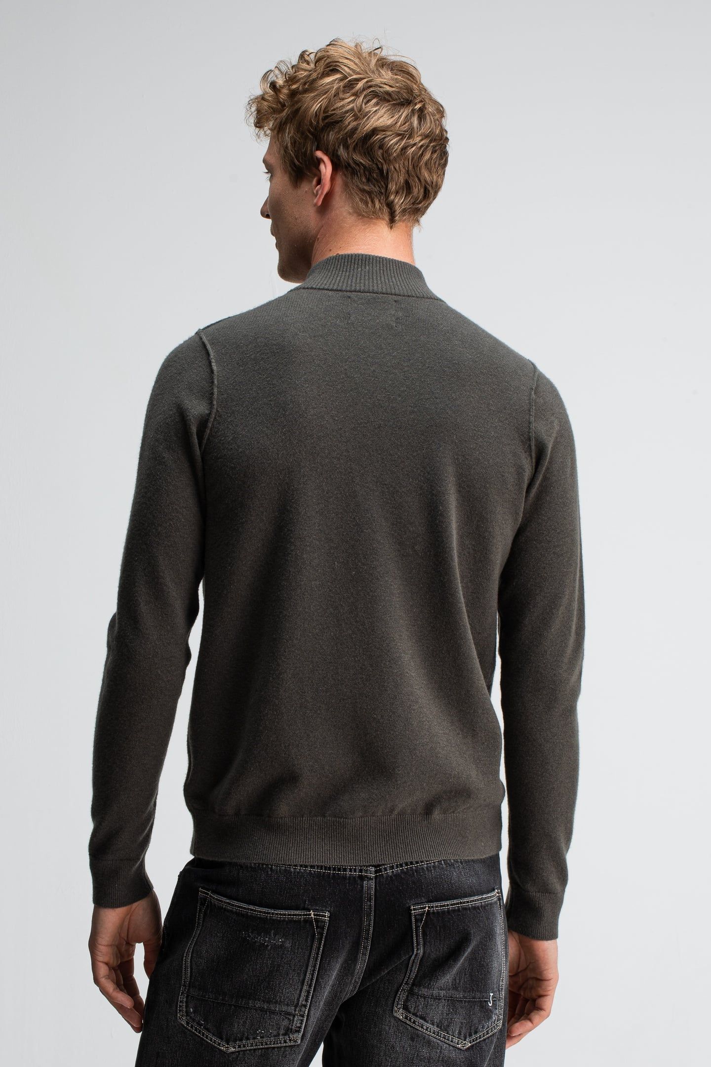 CLIFTON HALFZIP MOCHA BROWN 2