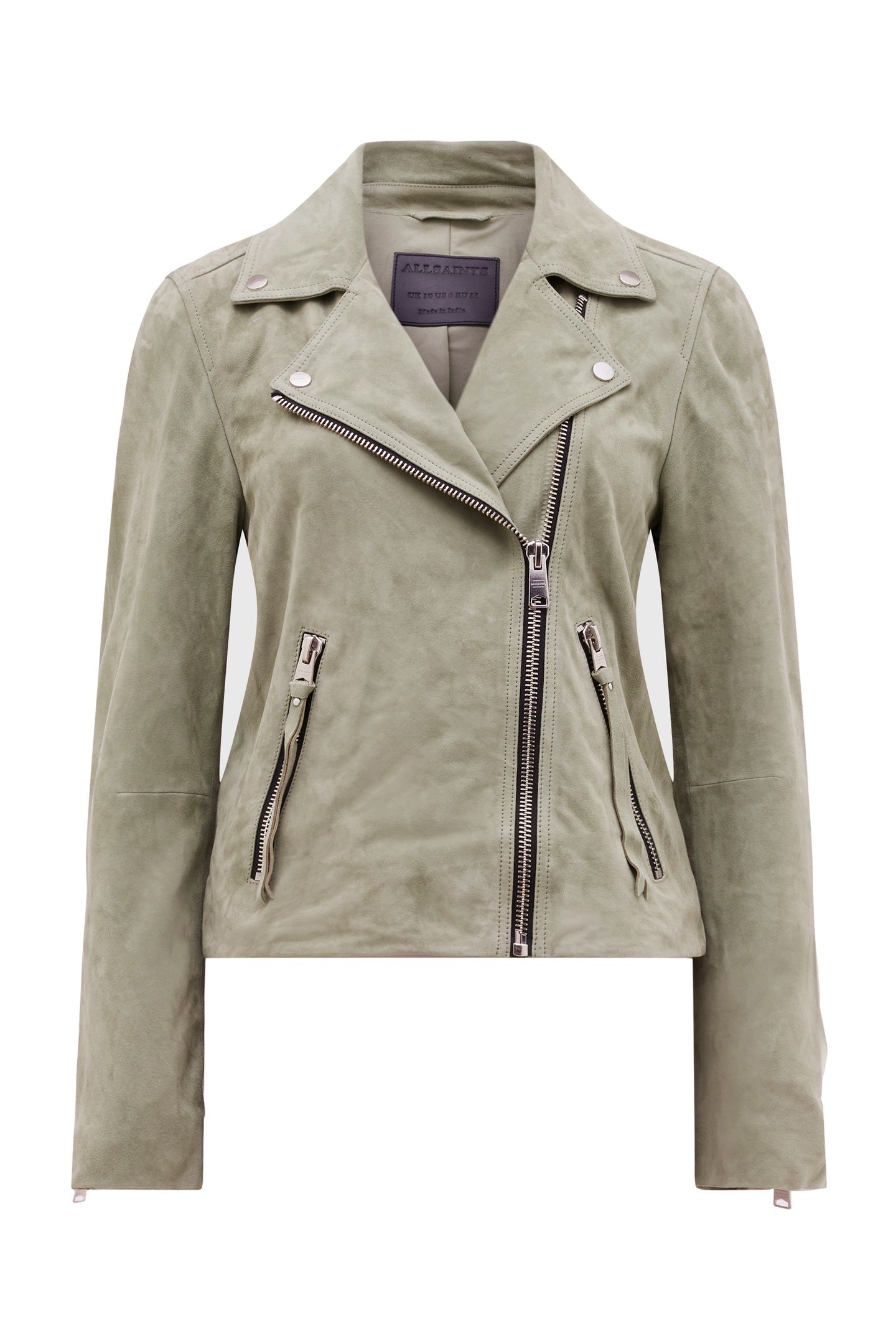 SUEDE DALBY BIKER PISTACHIO GREEN 6