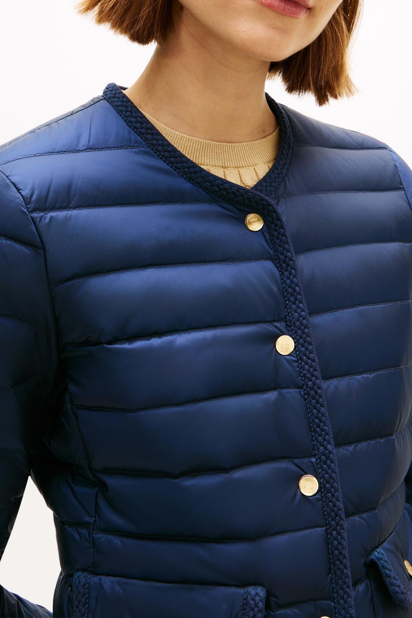 FEMININE DOWN JACKET DARK NIGHT NAVY 5