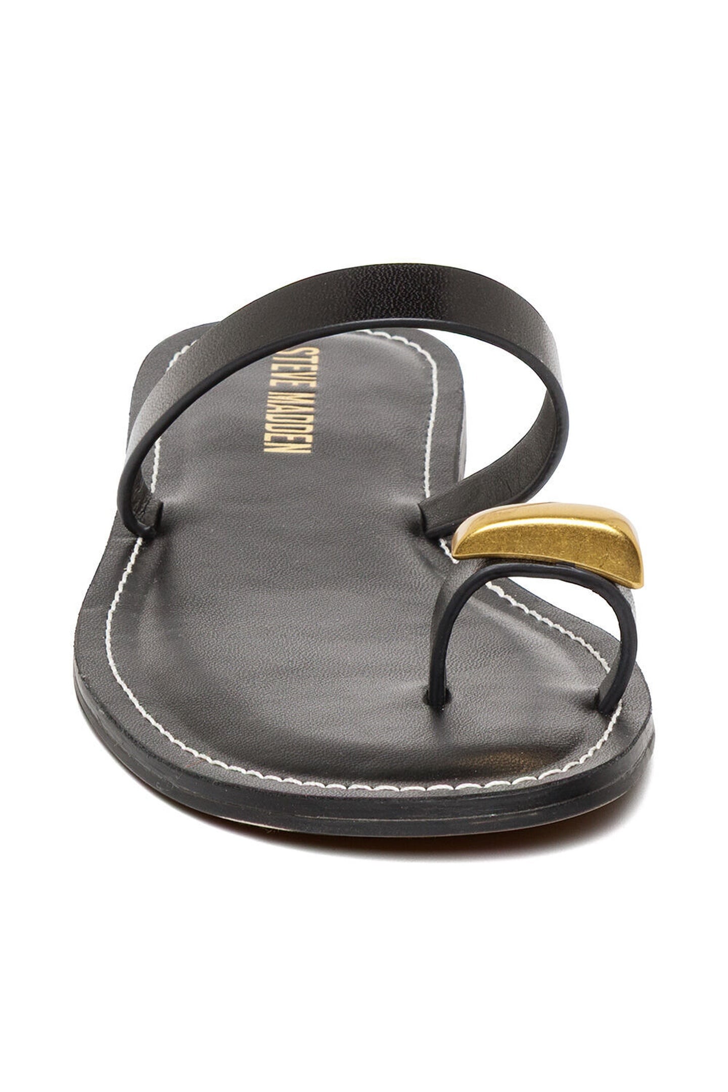 COPSE SLIDES BLACK LEATHER 4