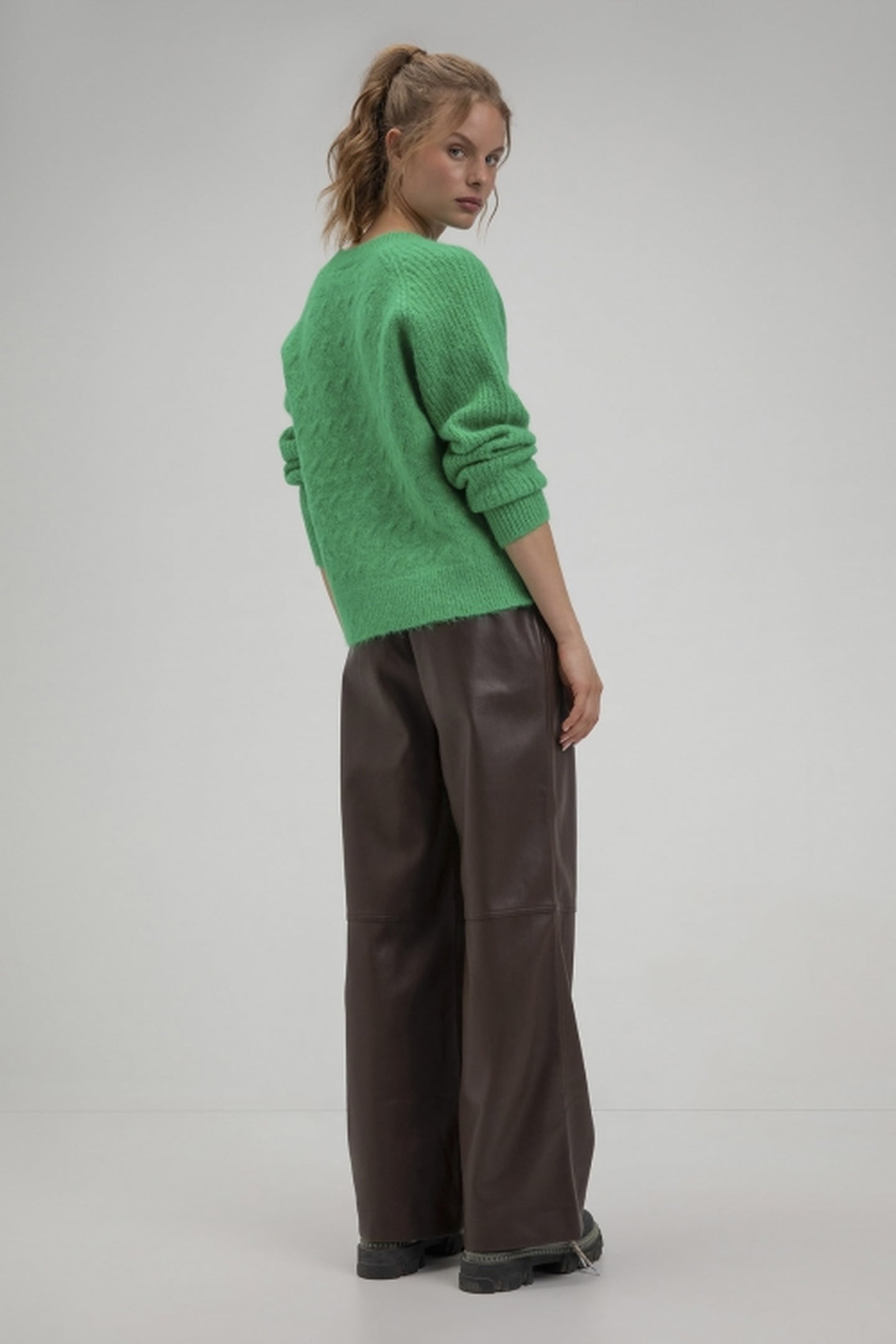 SYLVIE CARDIGAN PARROT GREEN 3