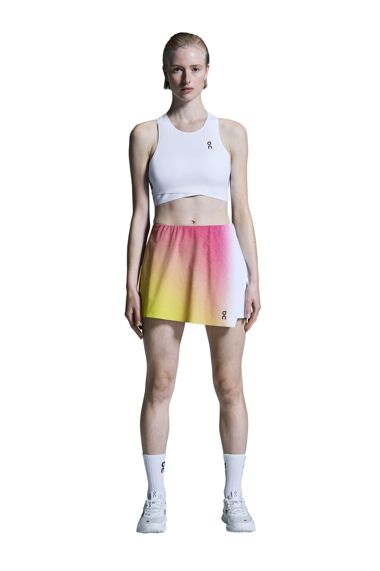 COURT CROP TOP 1 WHITE 2