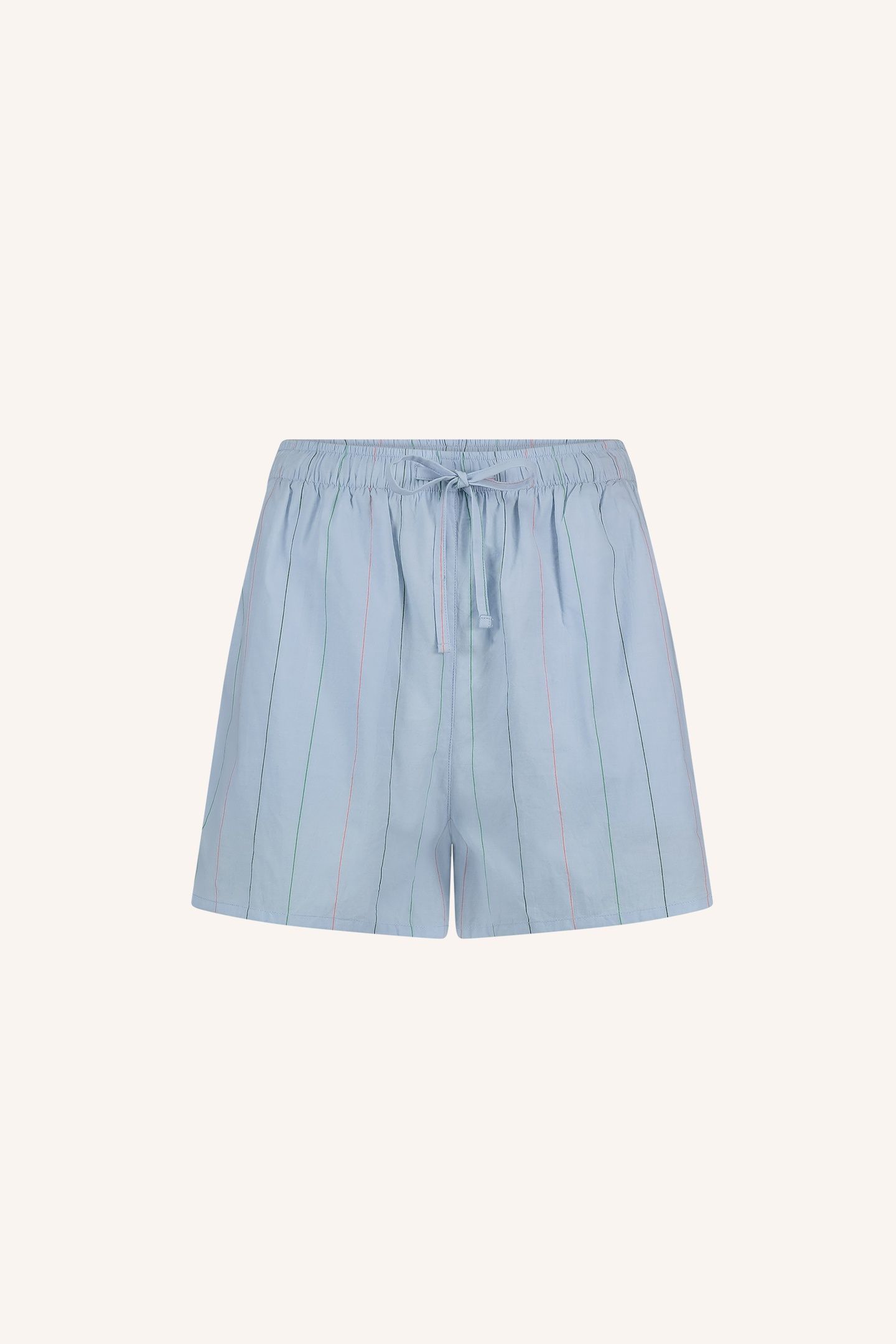 ISA STRIPE CHAMBRAY SHORTS LIGHT BLUE STRIPE 6