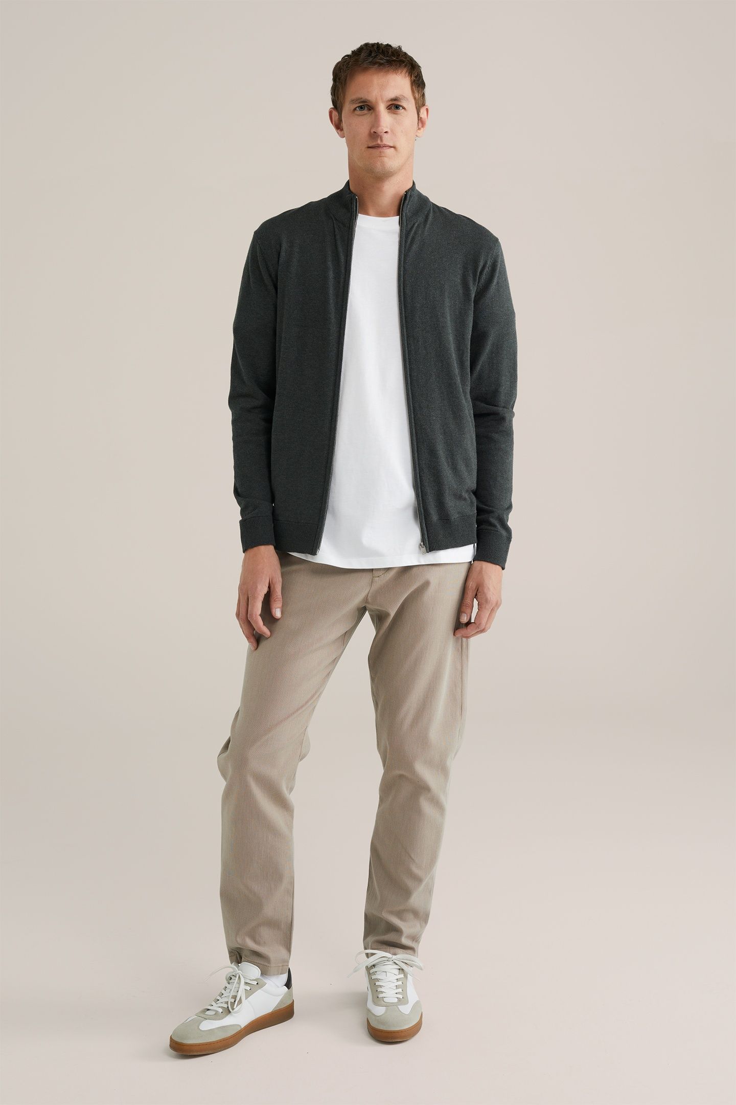 CARDIGAN GREYISH GREEN 2