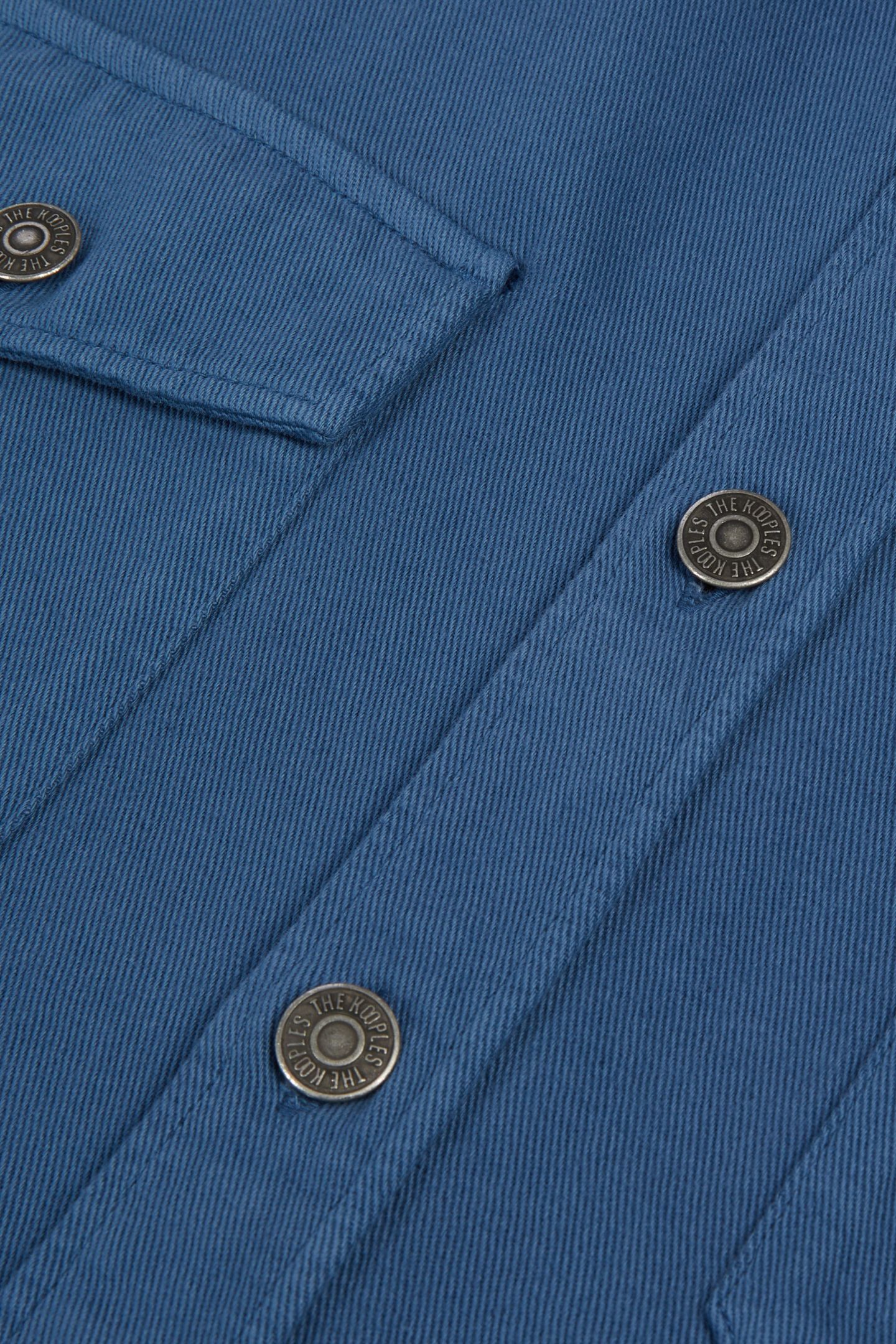 CASUAL LINEN COTTON SHIRT MIDDLE NAVY 6
