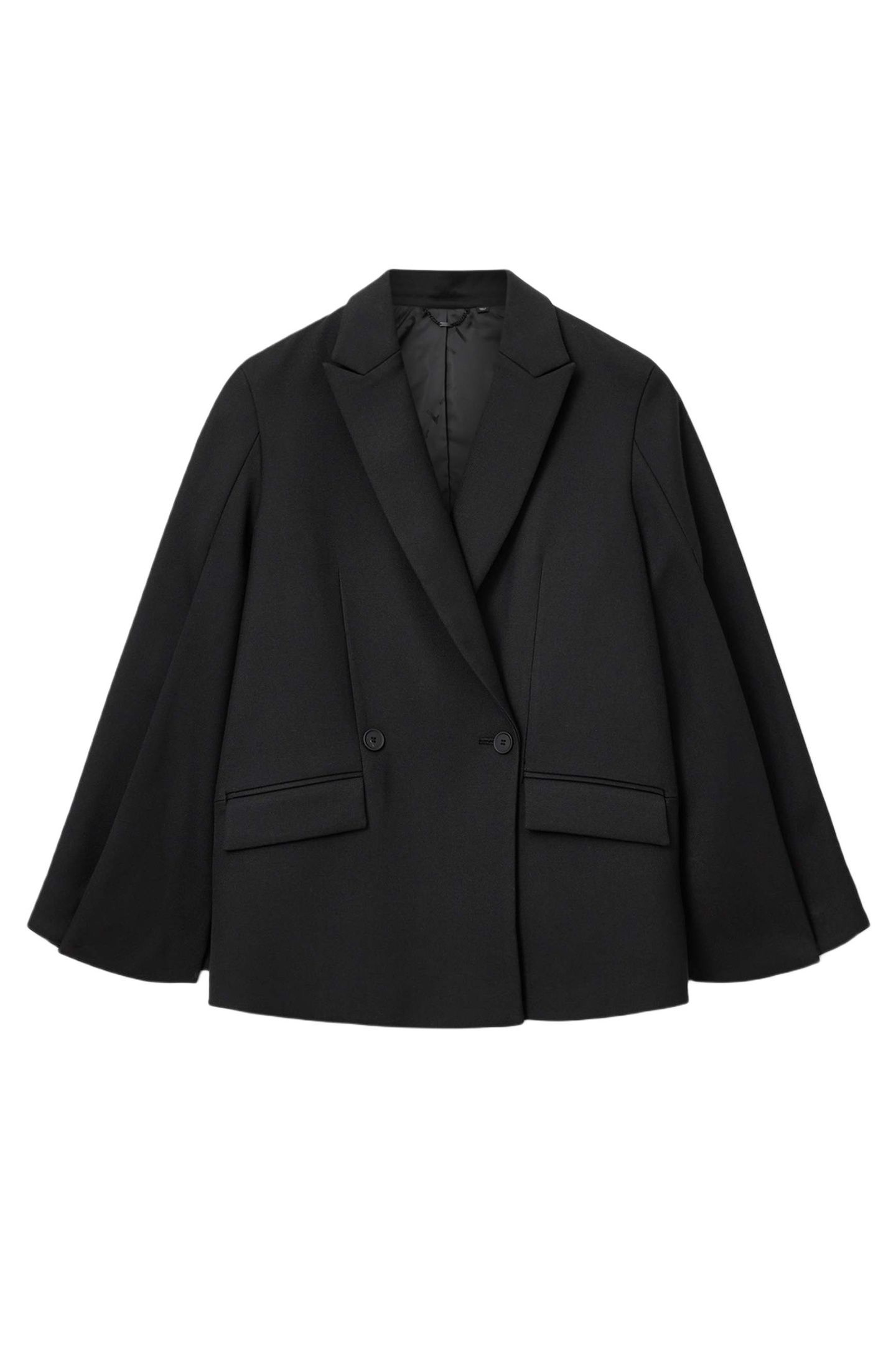 LUNA CAPE BLAZER BLACK 6