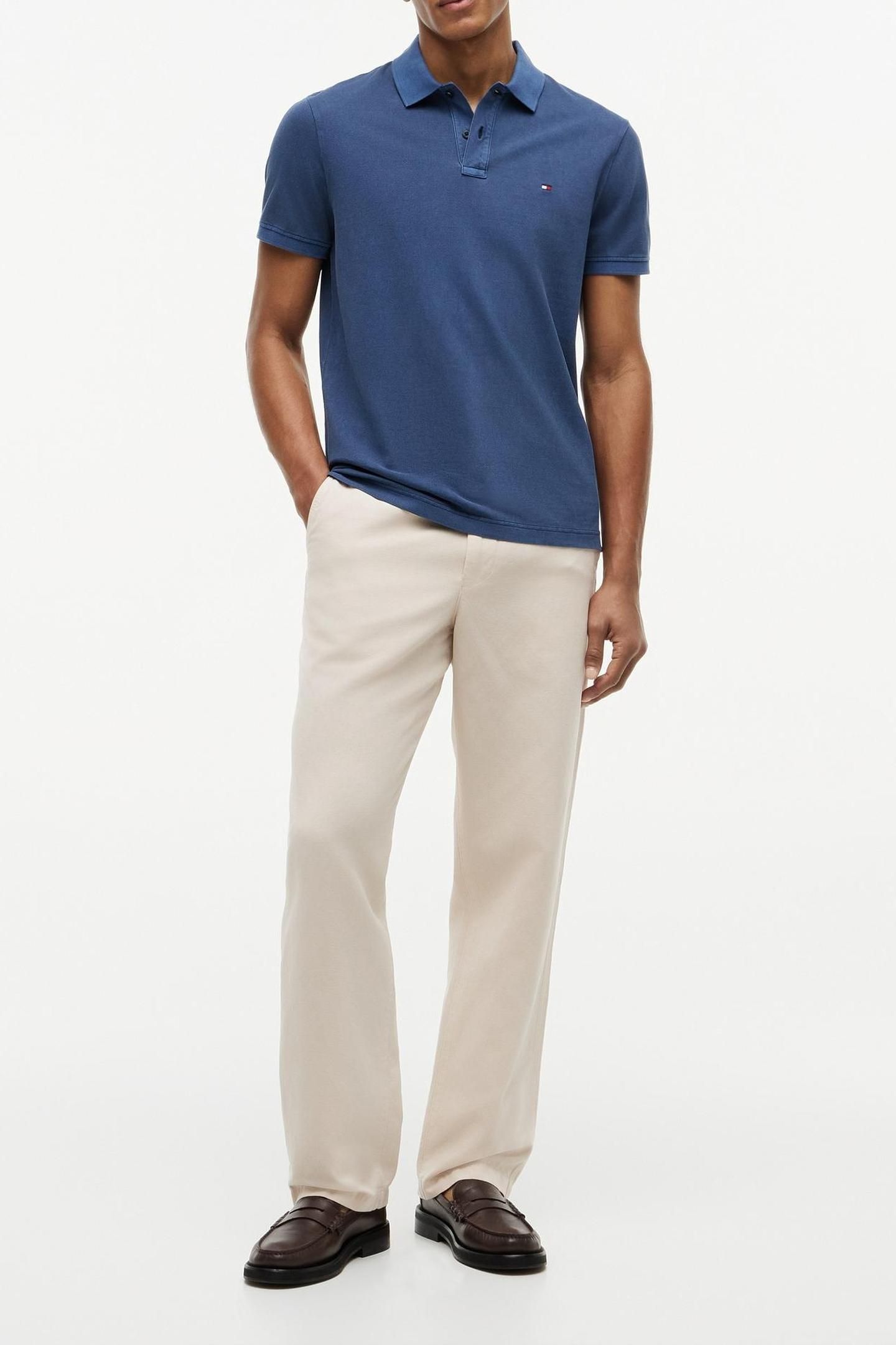 GARMENT DYE REGULAR POLO CARBON NAVY 1