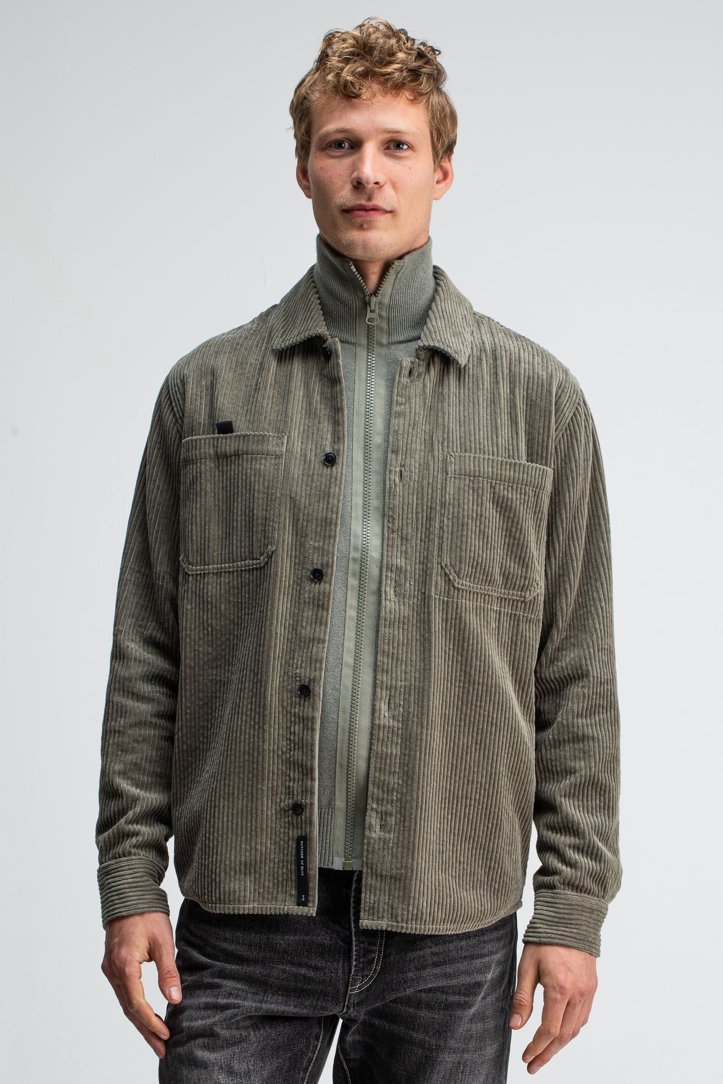 COLBY CORD OVERSHIRT MOCHA BROWN 1