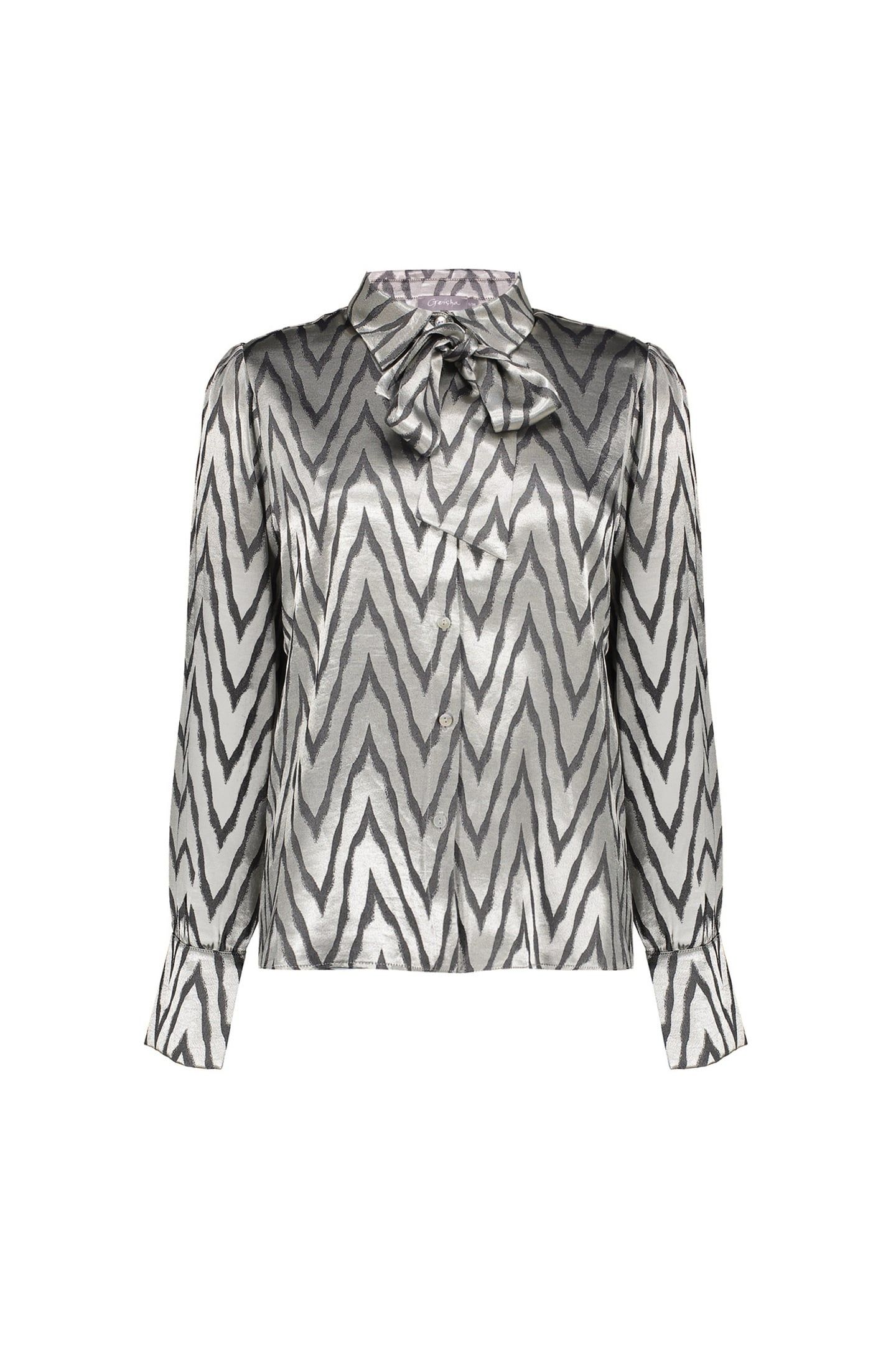 BLOUSE ANIMAL SILVER SILVER GREY 1