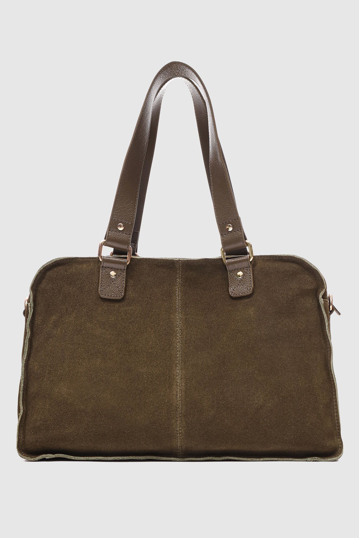 MILLE SUEDE MIX DARK OLIVE W. GOLD 3