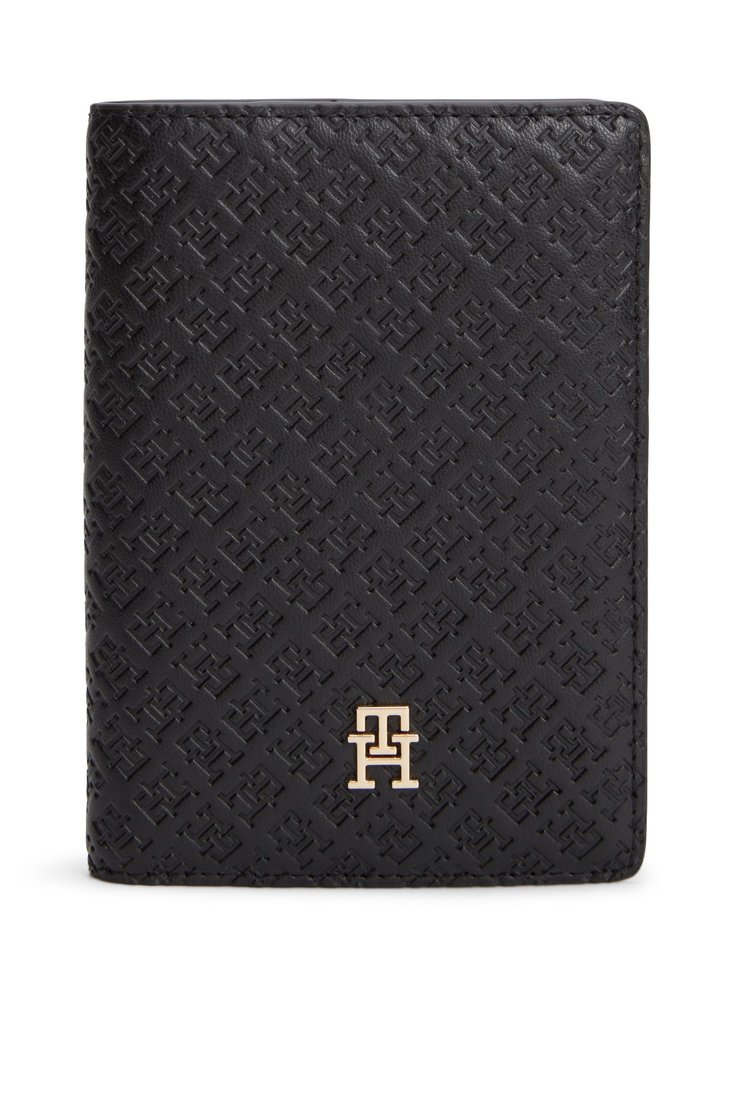 ICON PASSPORT HOLDER BLACK 1