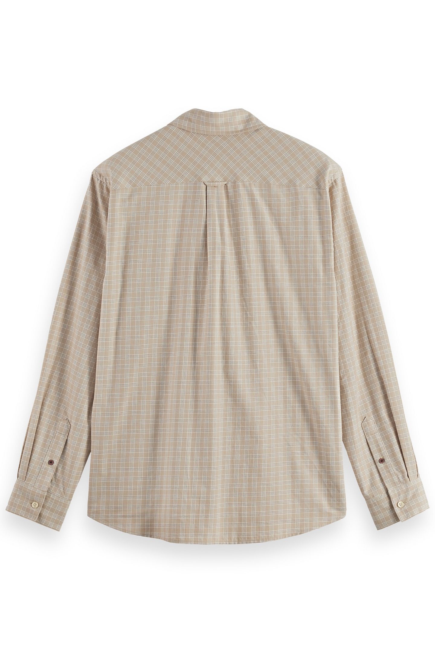 LIGHTWEIGHT FLANNEL CHECKED SHIRT PLAZA TAUPE CHECK 5