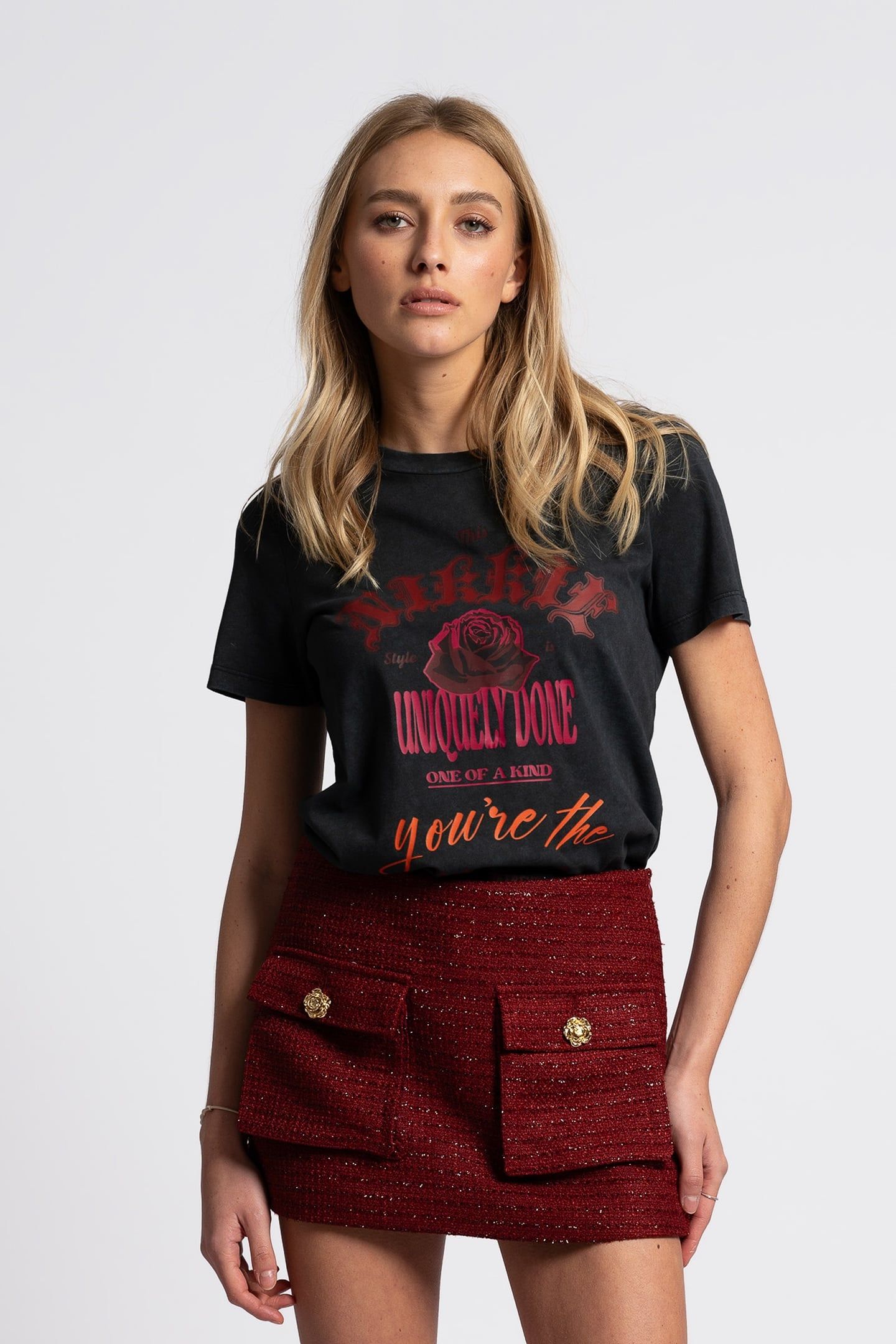 LOREDA SKORT WINE 1