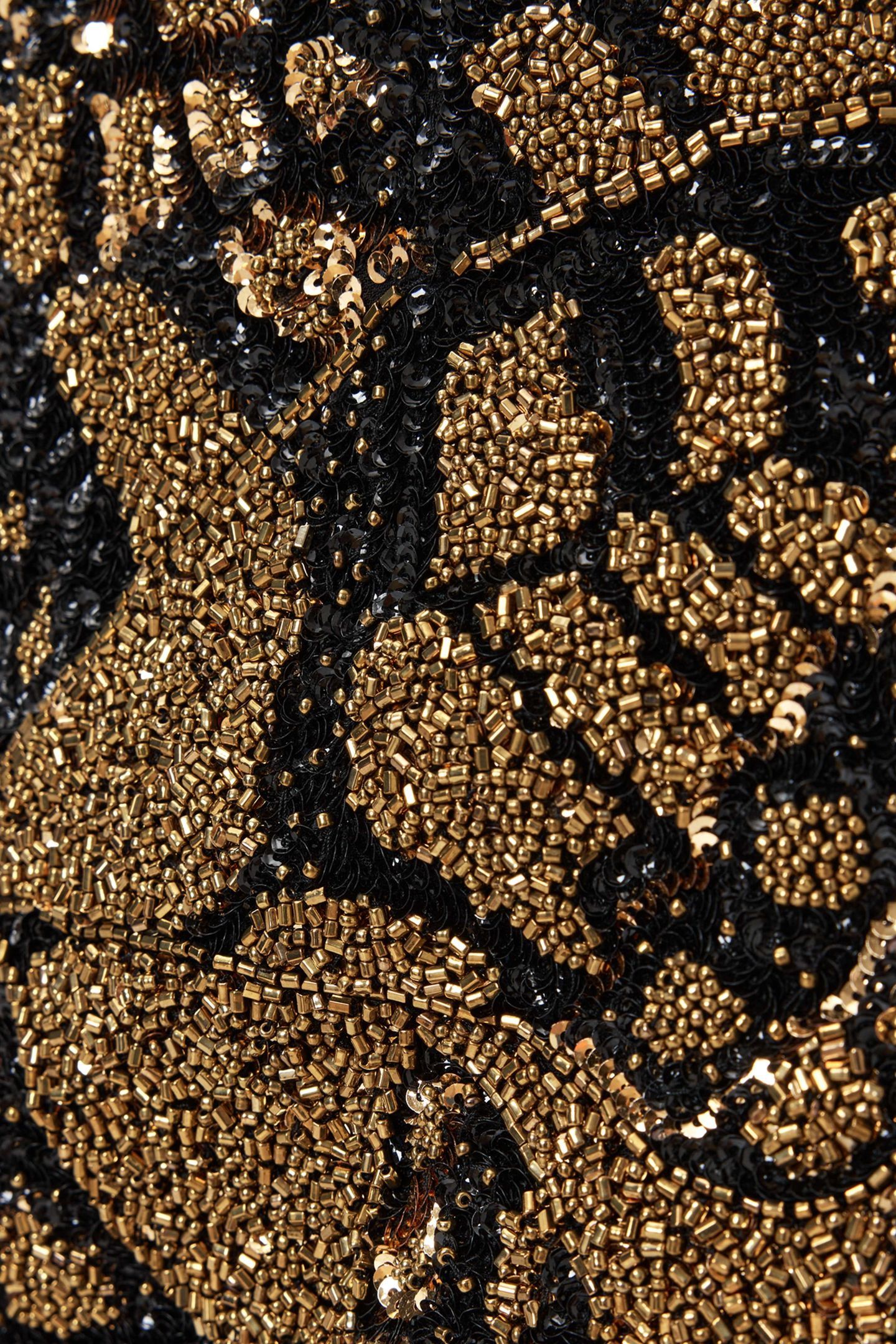 JAMILIA EMB SKIRT BLACK/GOLD 5