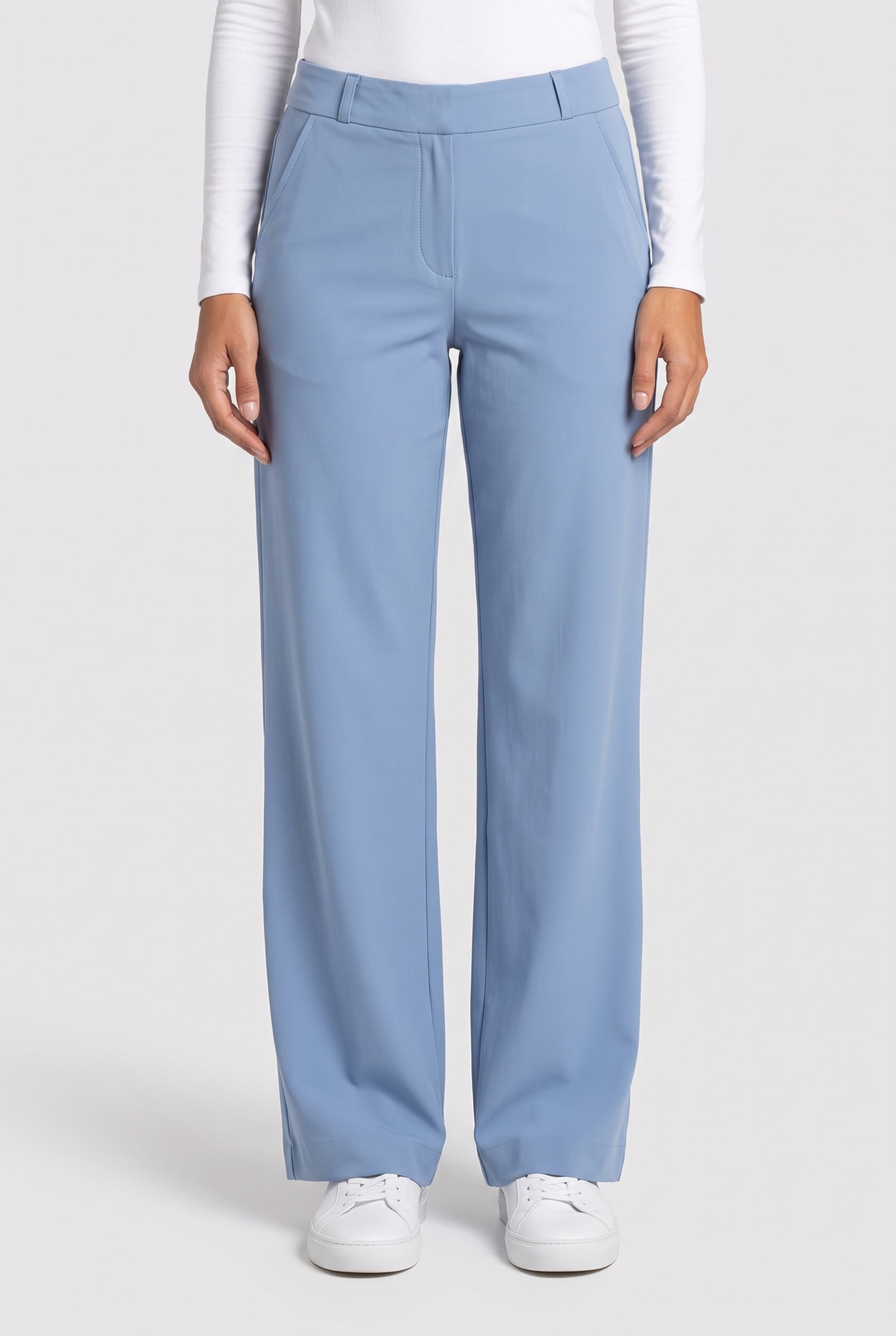 MARILON TROUSERS PASTEL BLUE 1