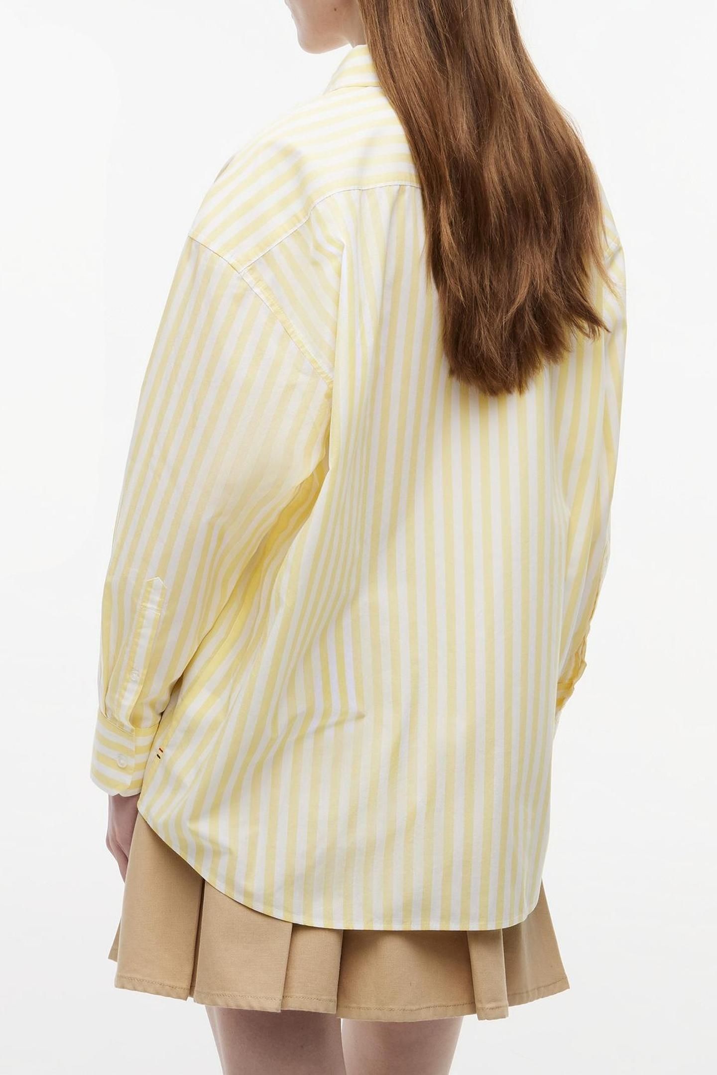 OVERSIZED ESSENTIAL CREW CITRONELLA/STRIPE 3