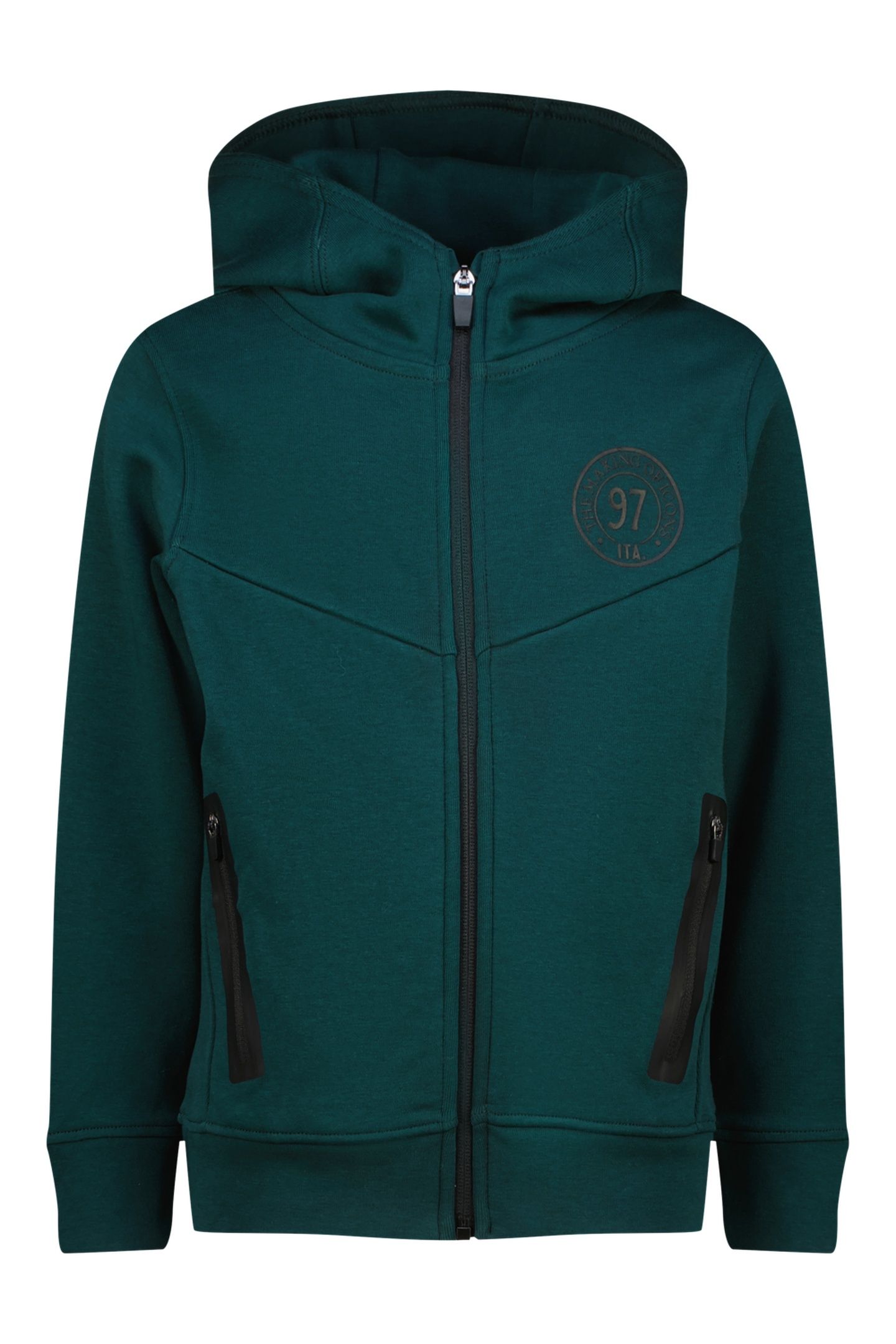 BOYS OCEAN VEST DARK JUNGLE GREEN 1