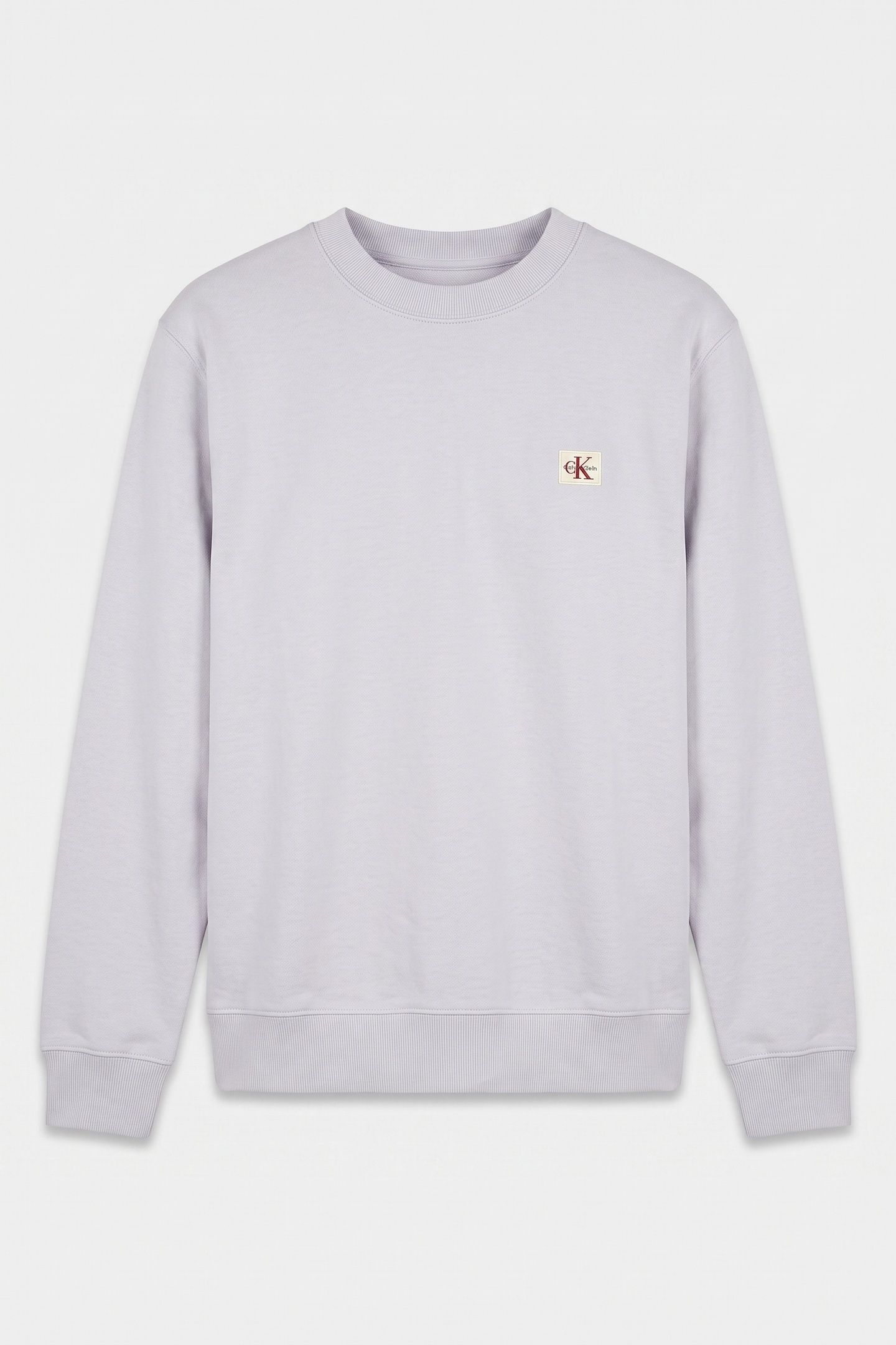 CLASSIC LONG SLEEVE 350GSM TERRY WOVEN LABEL MARBLE GRAY 3