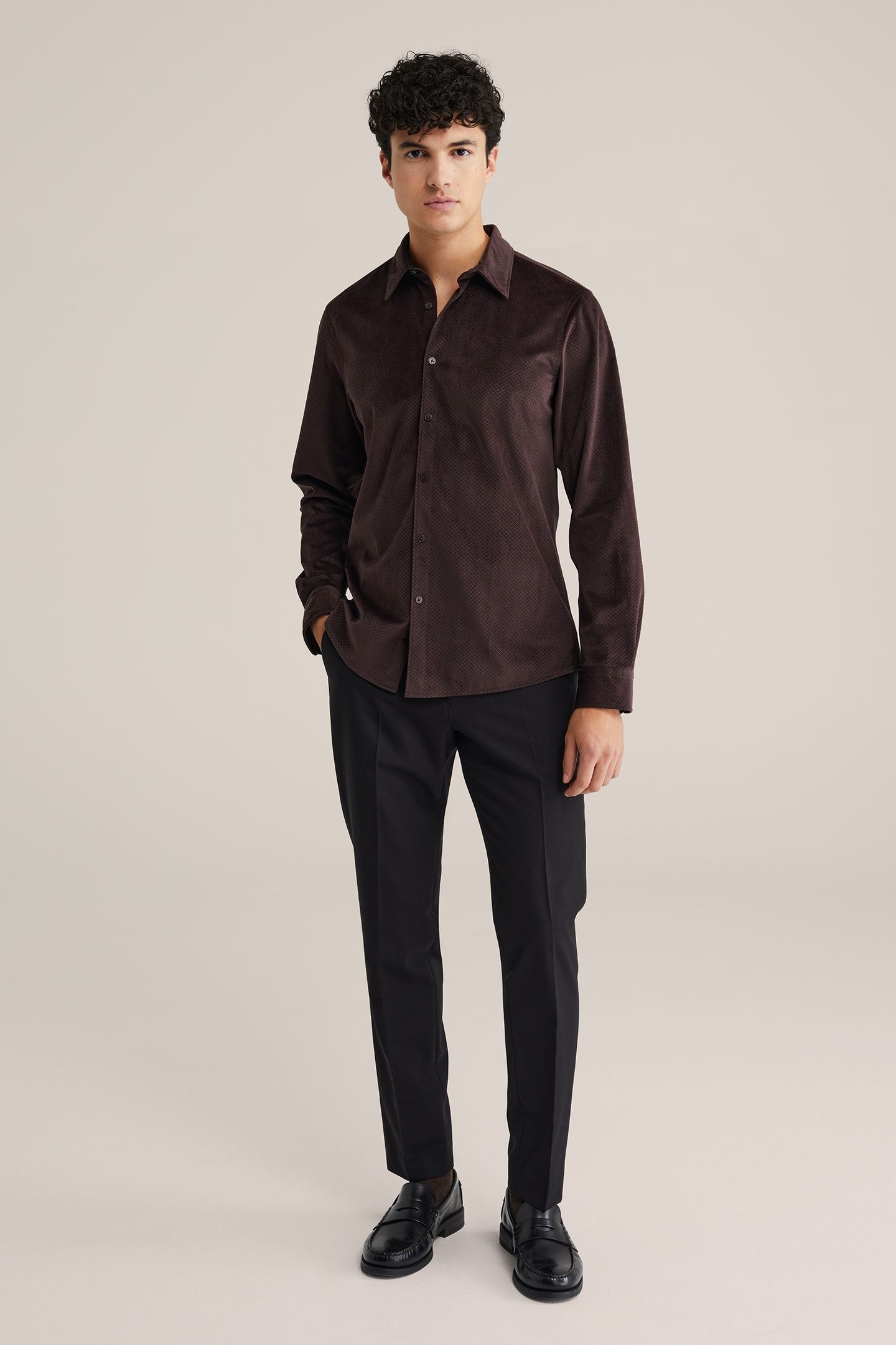 SHIRT DARK BROWN 2