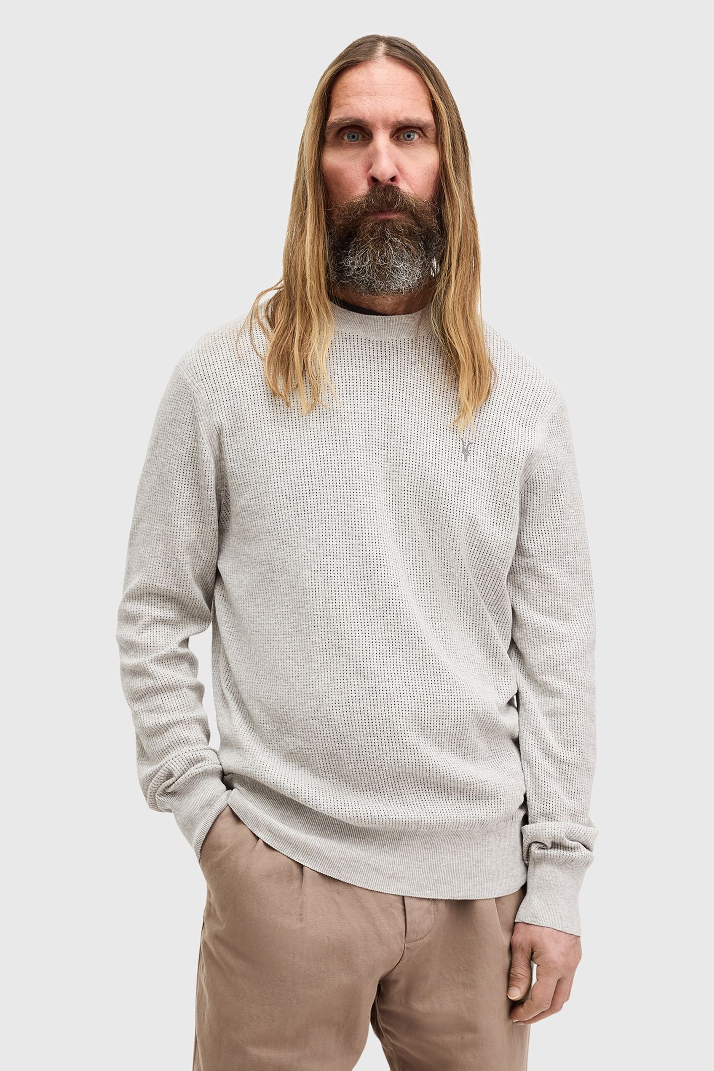 AUBREY CREW GREY MARL 1