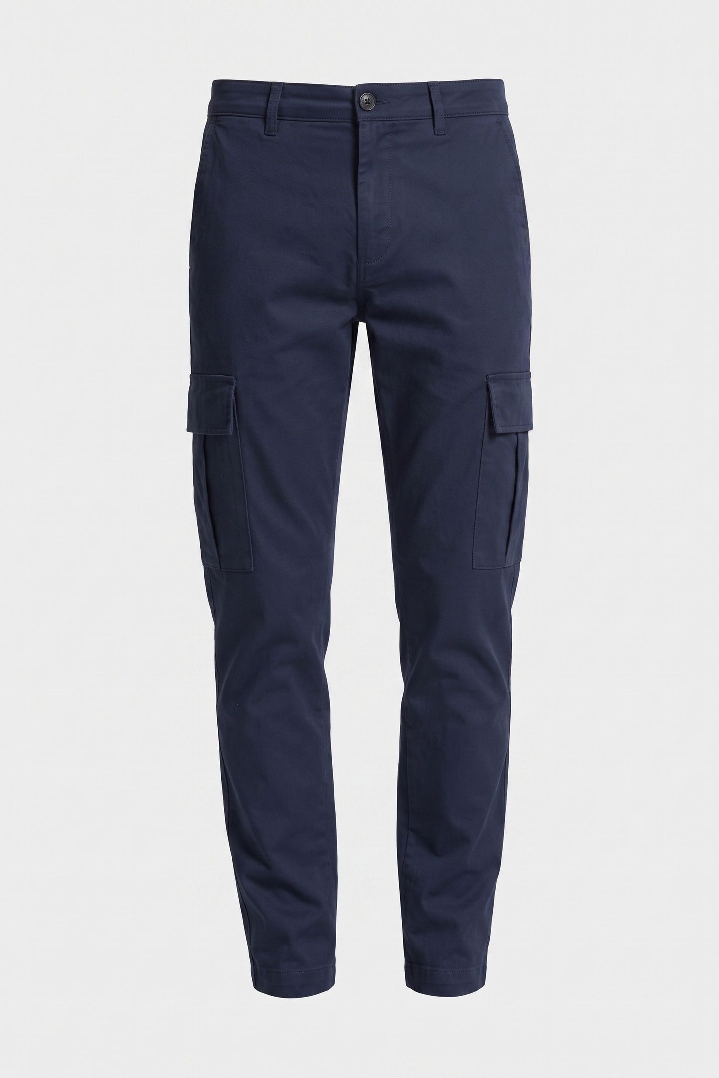 SLIM COTTON STRETCH PANTS DARK SAPPHIRE 3