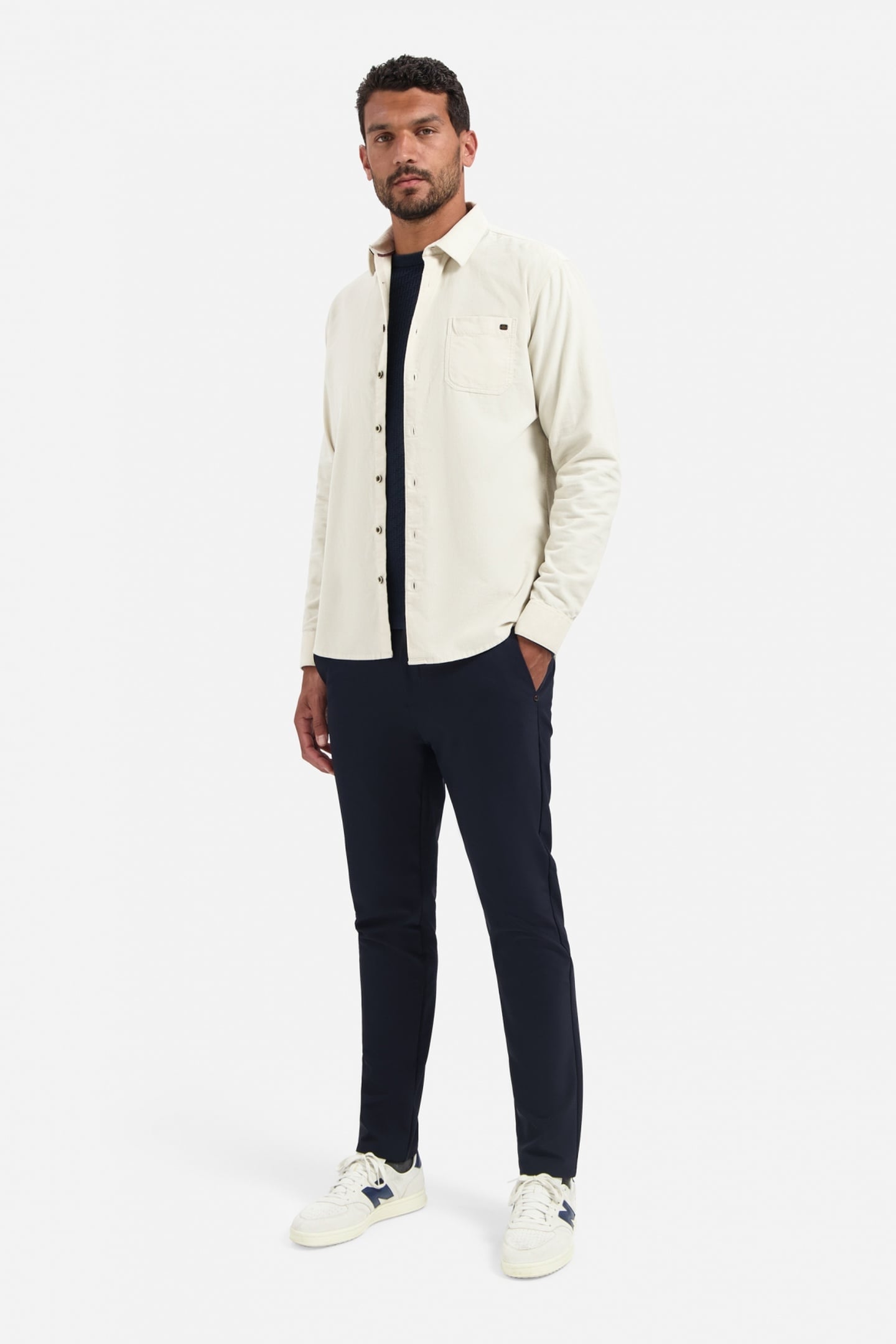 SHIRT SOLID FINE HERRINGBONE KIT 2
